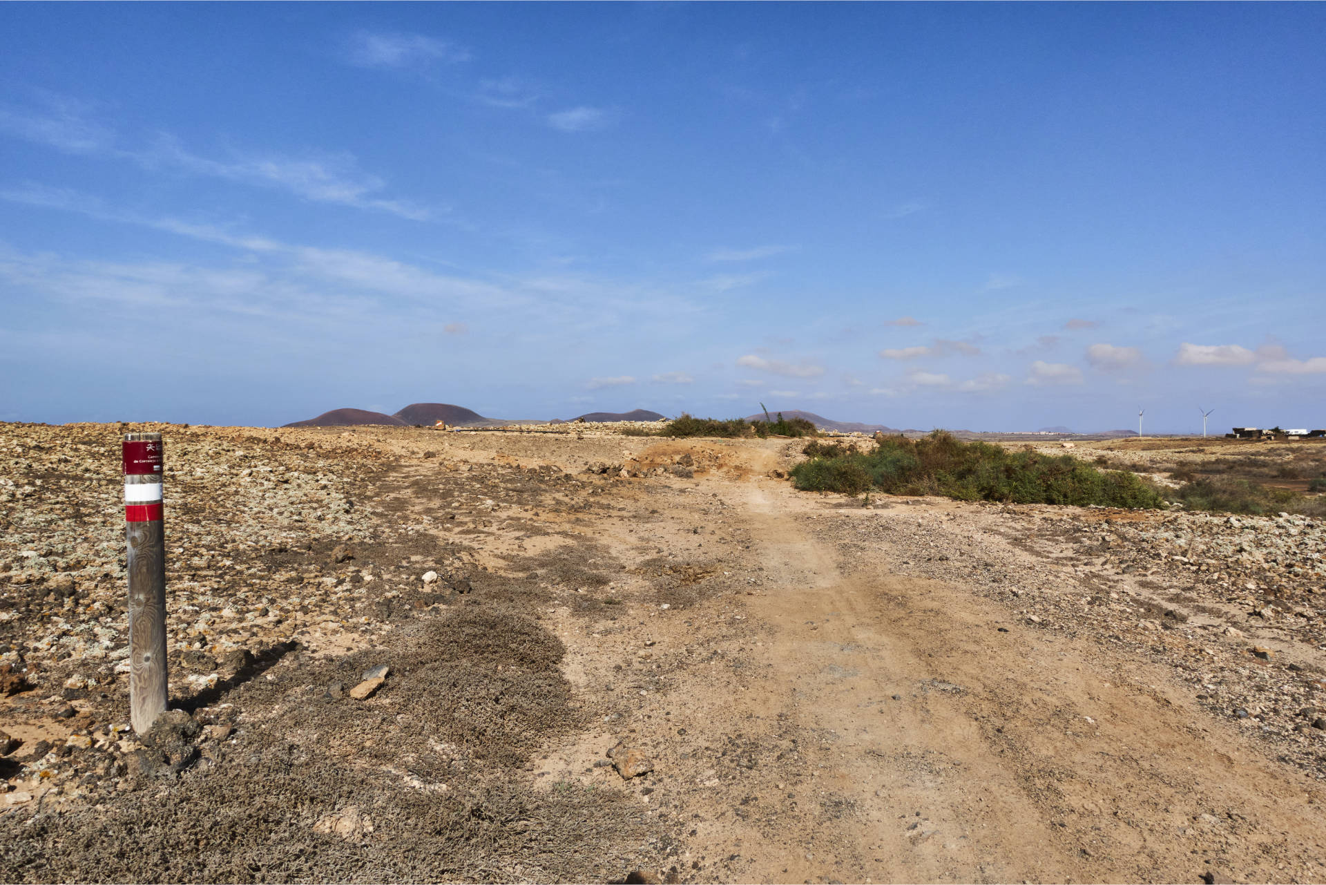 Über den GR-131 von Villaverde nach Lajares Fuerteventura.