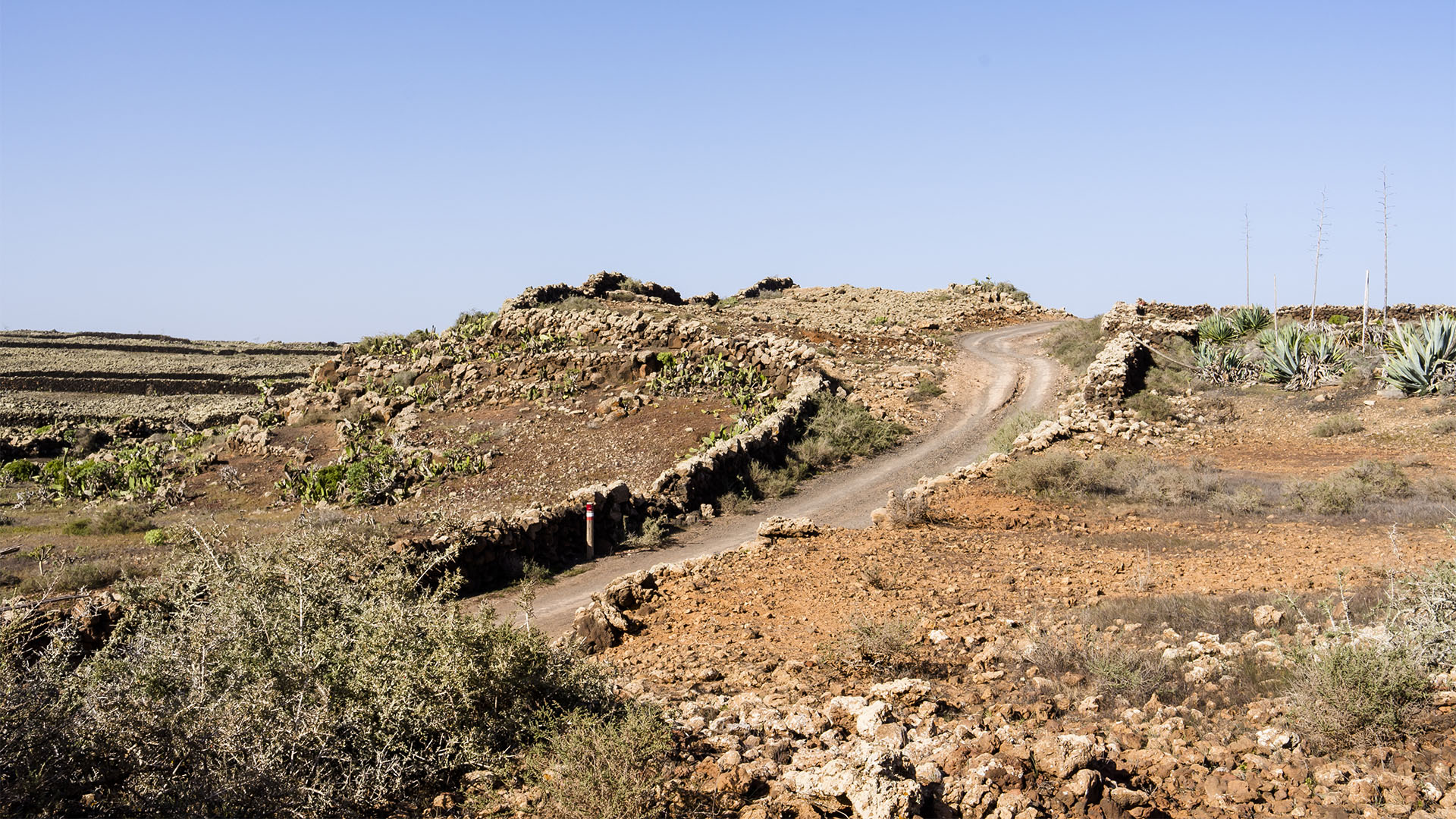 Wandern + Trekking auf Fuerteventura: Über die GR 131 von Villaverde nach Lajares.