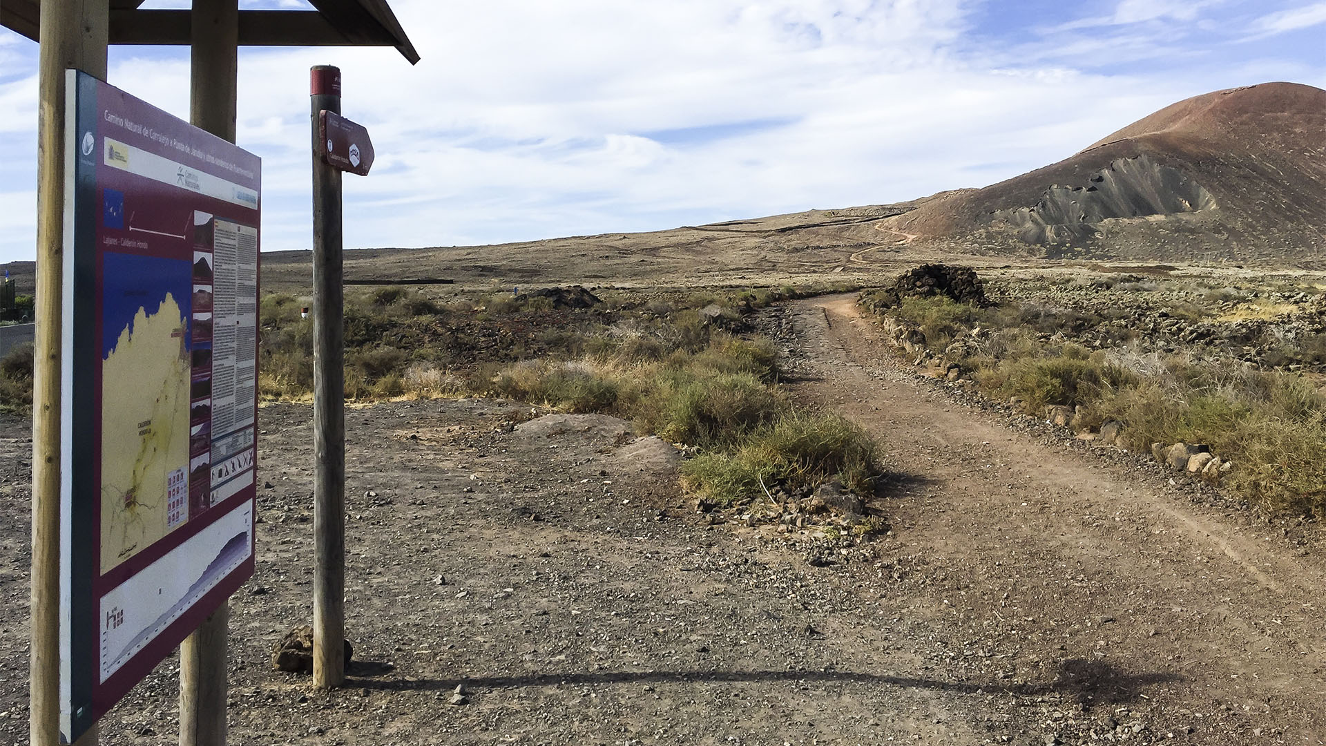 Wandern + Trekking auf Fuerteventura: Lajares Corralejo Vulkantour.