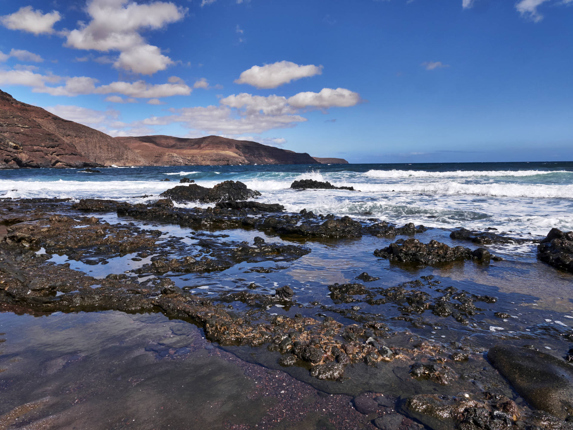 Küstenwanderung Fuerteventura – von der Ensenada de Toneles zu den Casas de Jacomar.