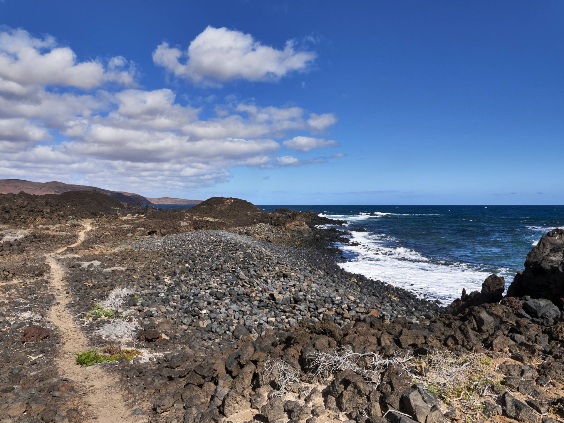 Küstenwanderung Fuerteventura – von der Ensenada de Toneles zu den Casas de Jacomar.