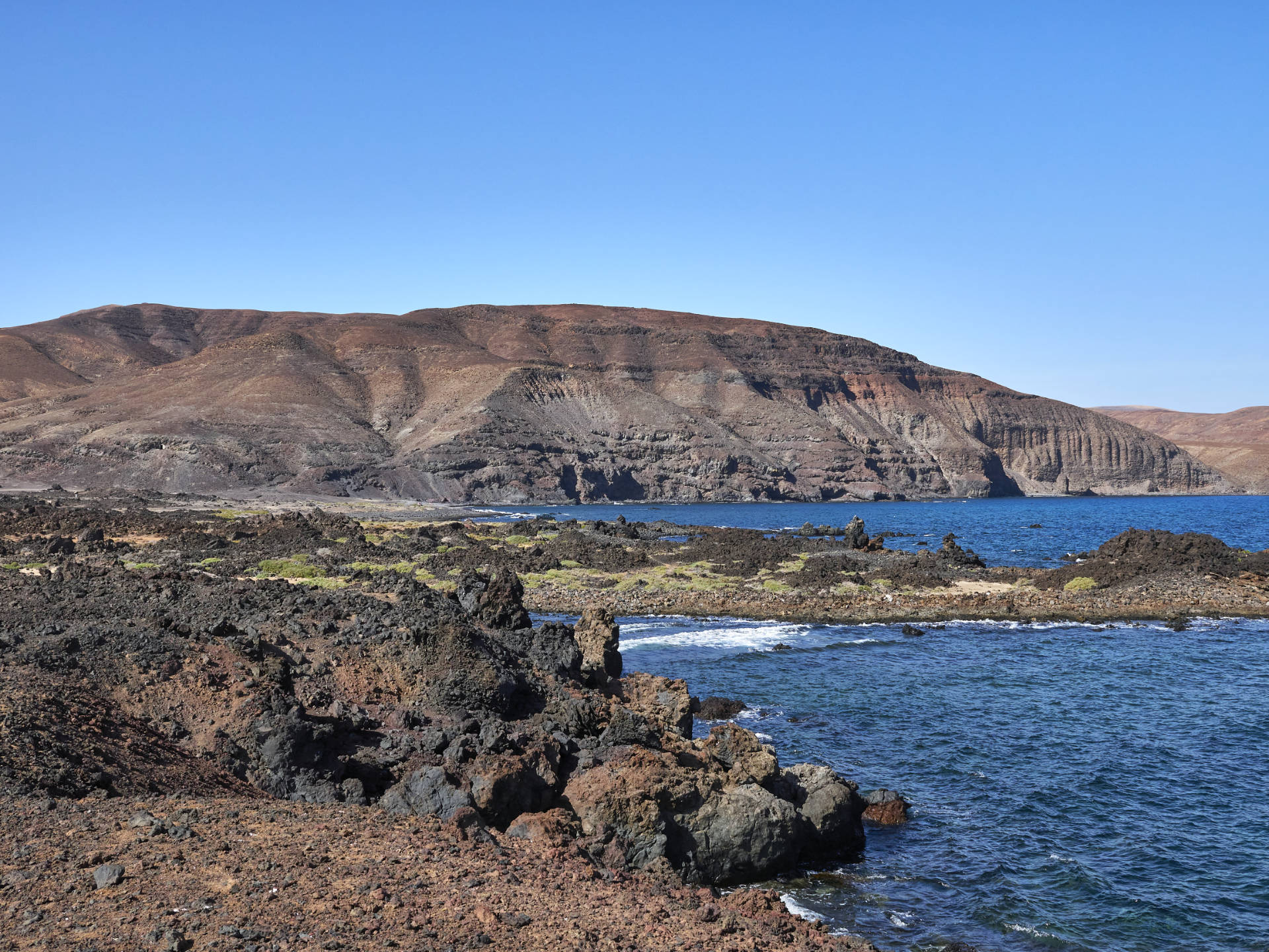 Küstenwanderung Fuerteventura – von der Ensenada de Toneles zu den Casas de Jacomar.
