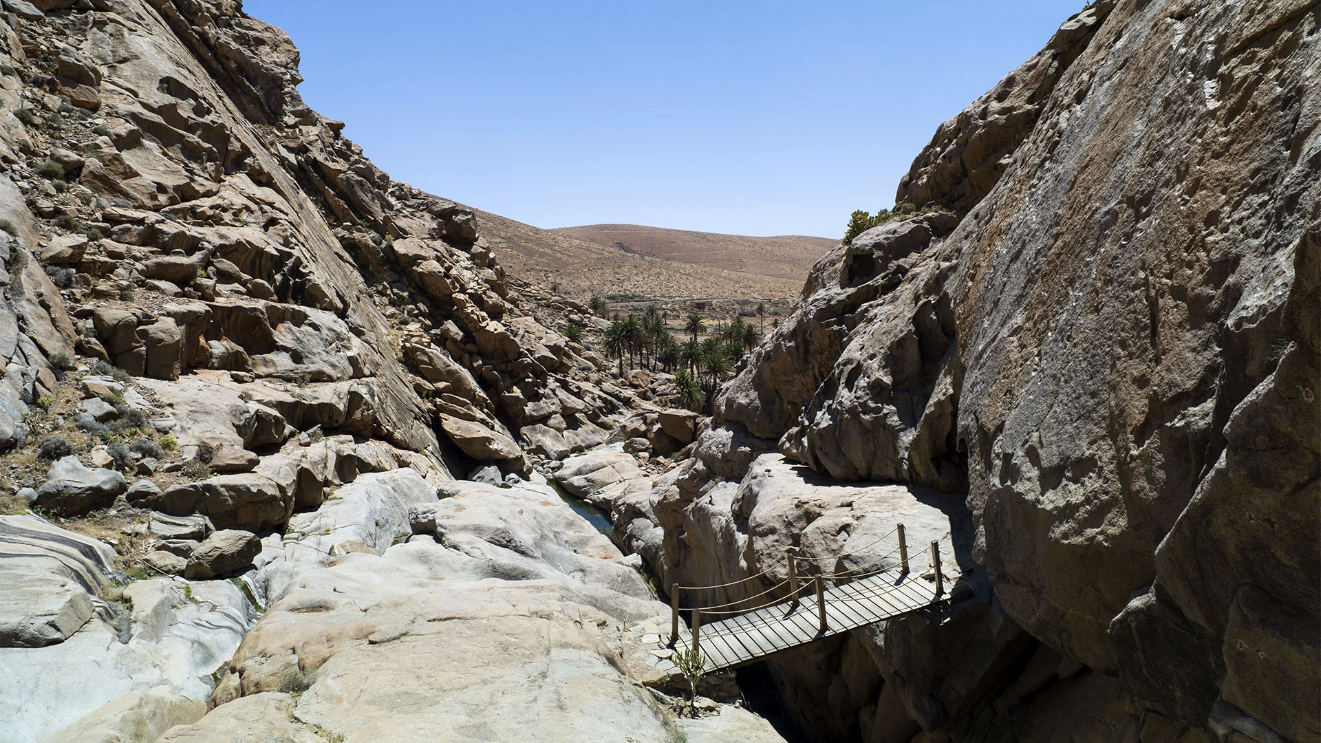 Wandern + Trekking auf Fuerteventura: Durchs Palmental von Vega Río Palmas nach Ajuy.