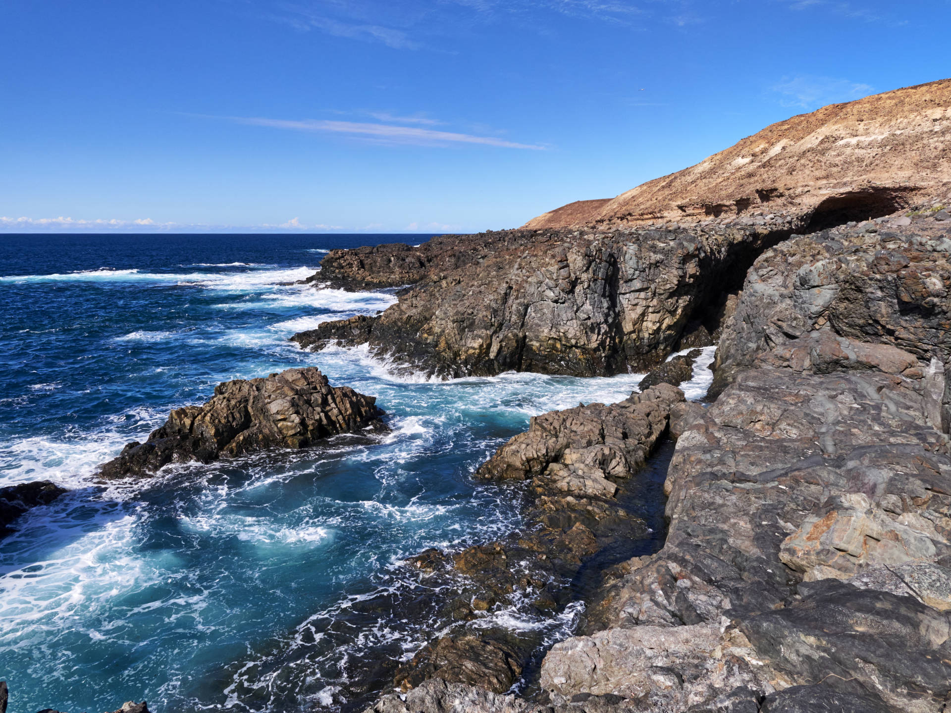 Am wilden Punta del Barquito – Kap des Bötchens.