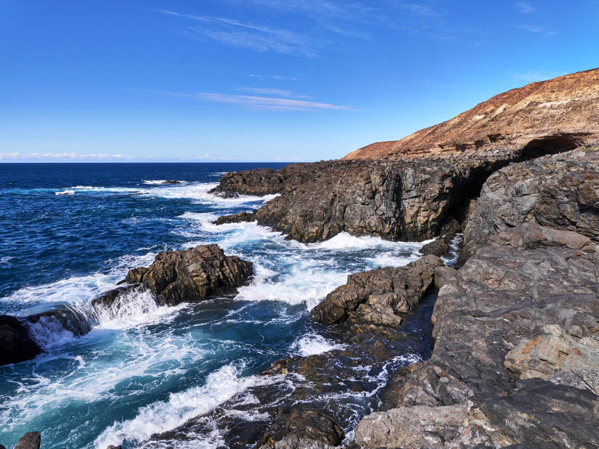 Am wilden Punta del Barquito – Kap des Bötchens.