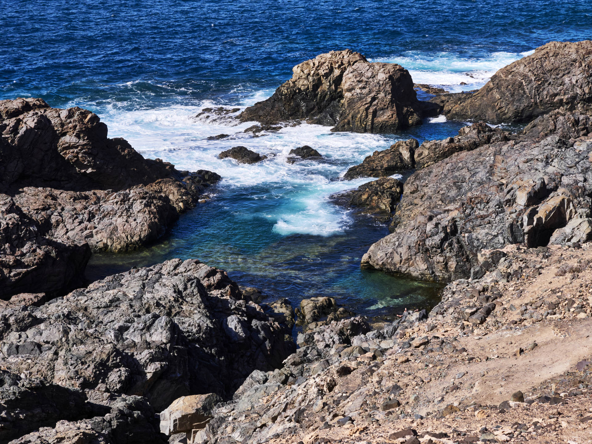 Am spektakulären Punta de Caleta Mansa.