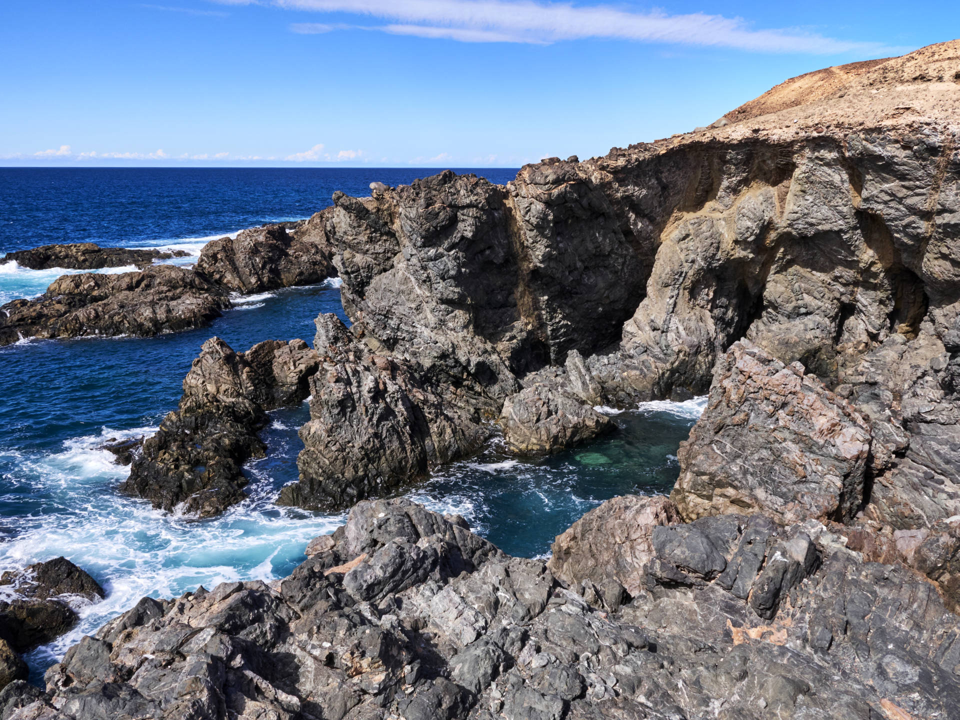 Am spektakulären Punta de Caleta Mansa.