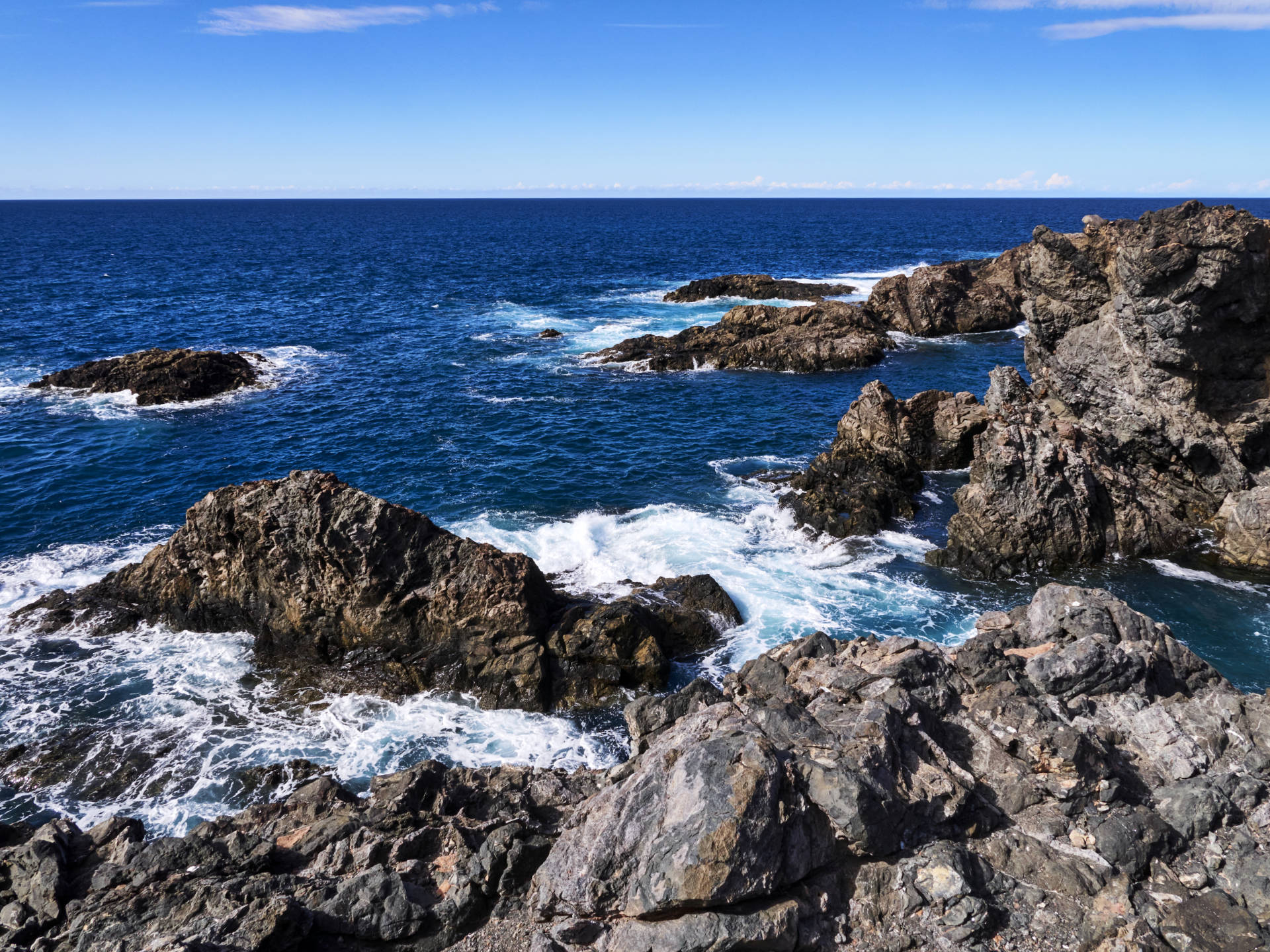 Am spektakulären Punta de Caleta Mansa.