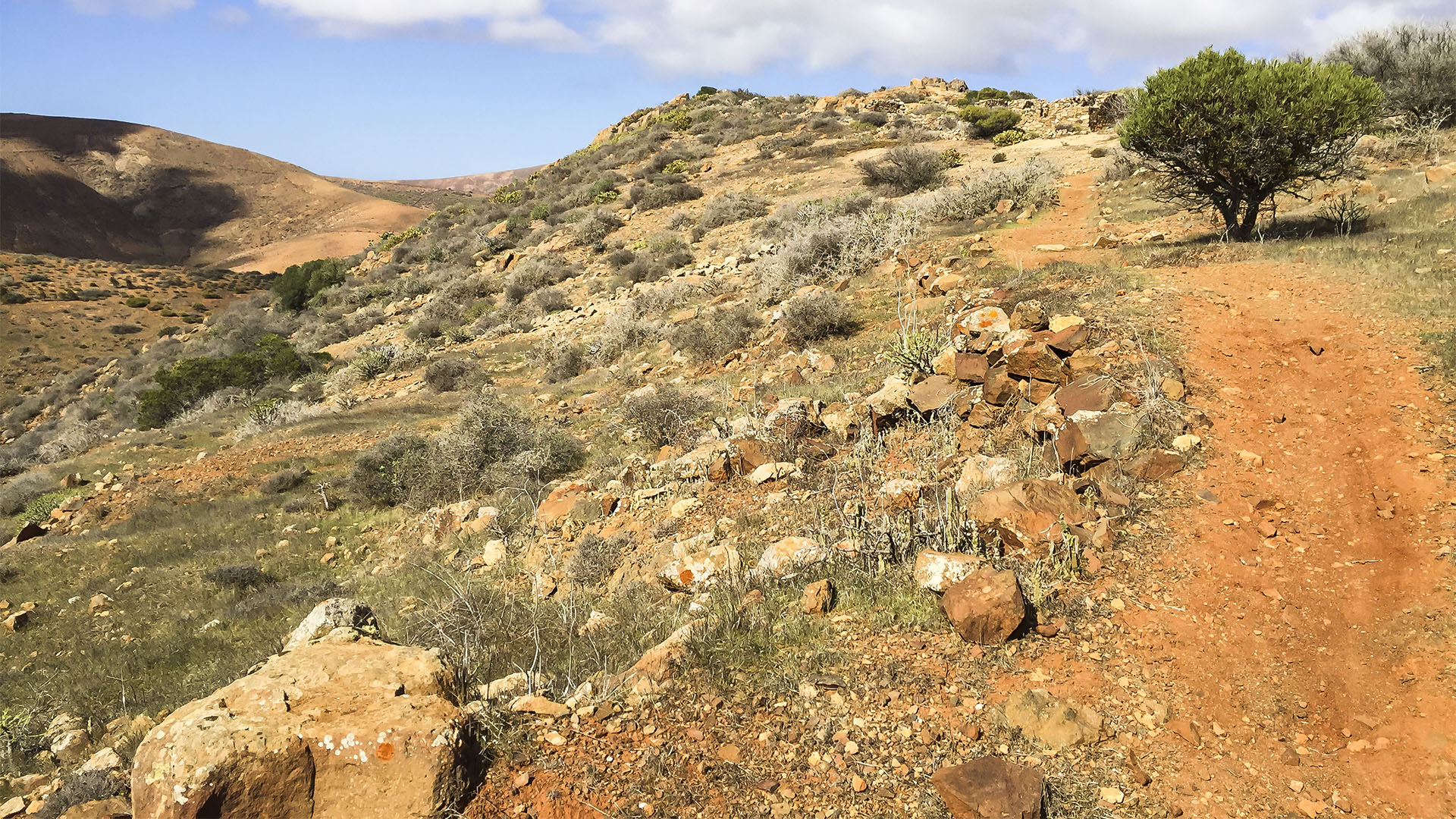 Wandern + Trekking auf Fuerteventura: Parra Medina einsam mit tollem Ausblick.
