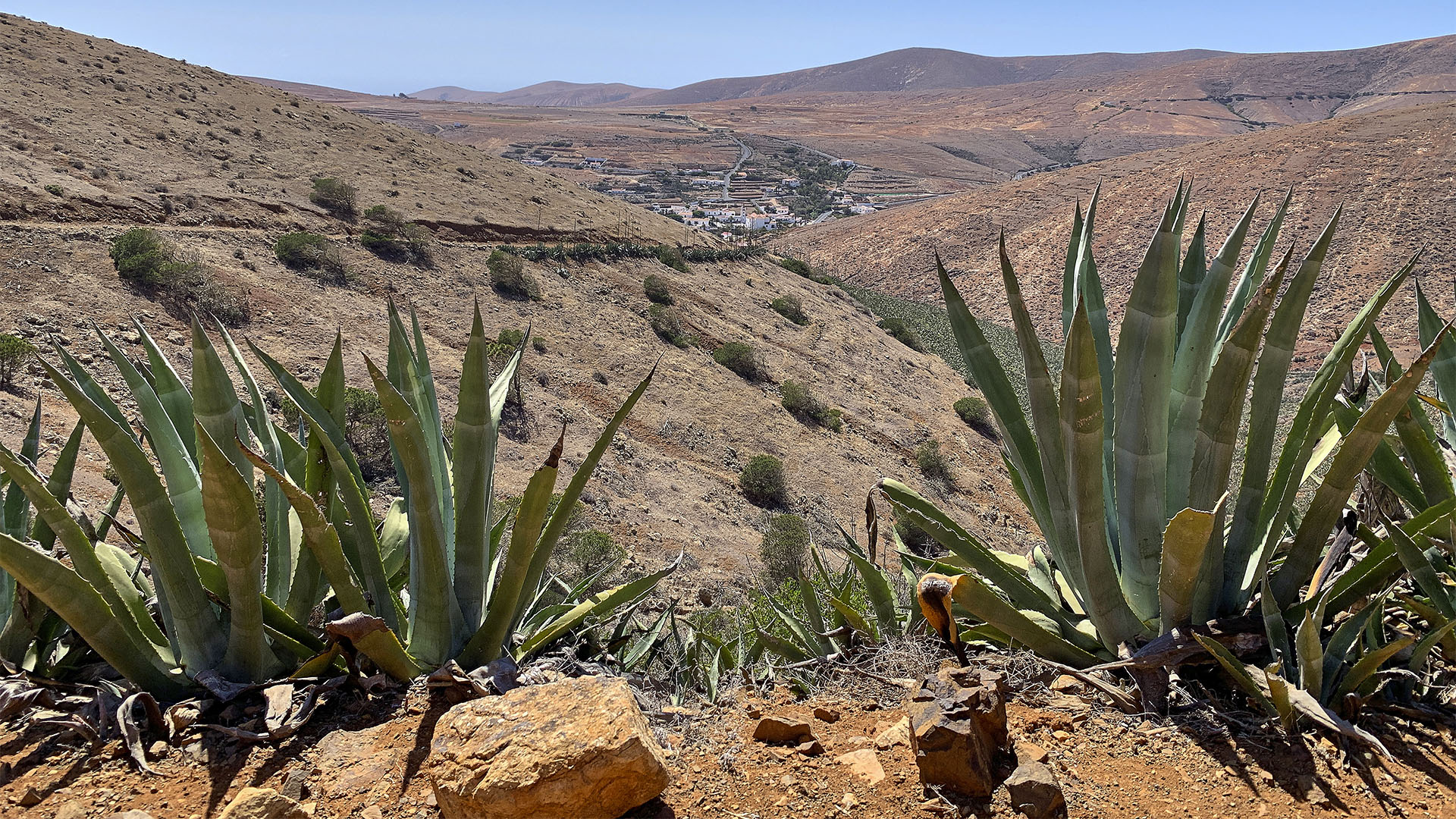 Wandern Fuerteventura: von Antigua über den Degollada de la Villa nach Betancuria.