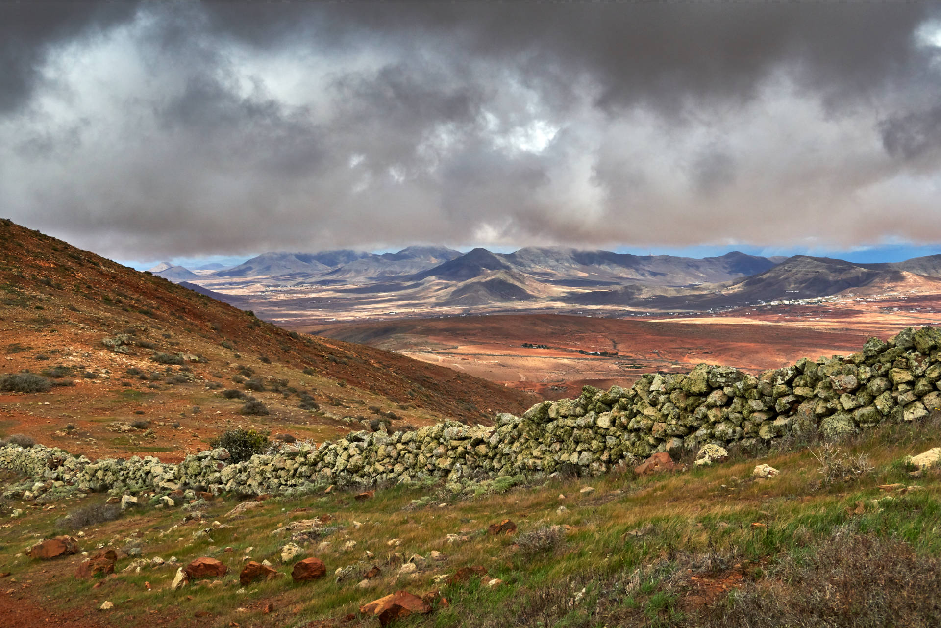 Blick auf die Berge im Norden von Fuerteventura.