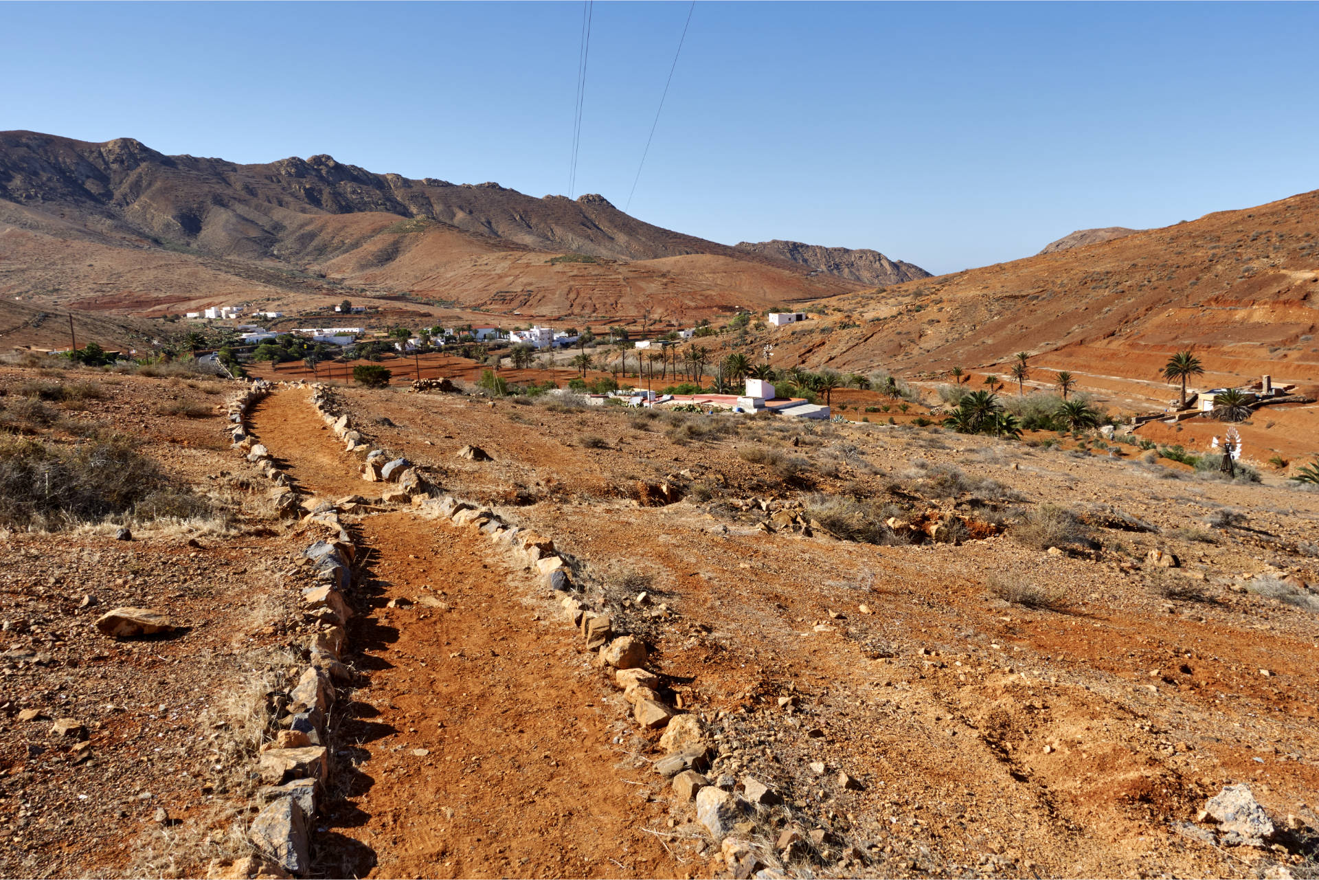 Blick zurück nach Vega de Río Palmas.