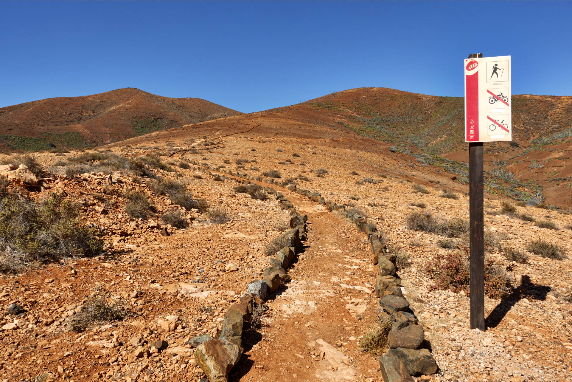 Beginn, Ende des Camino natural zwischen Vega de Río Palmas und Tiscamanita.