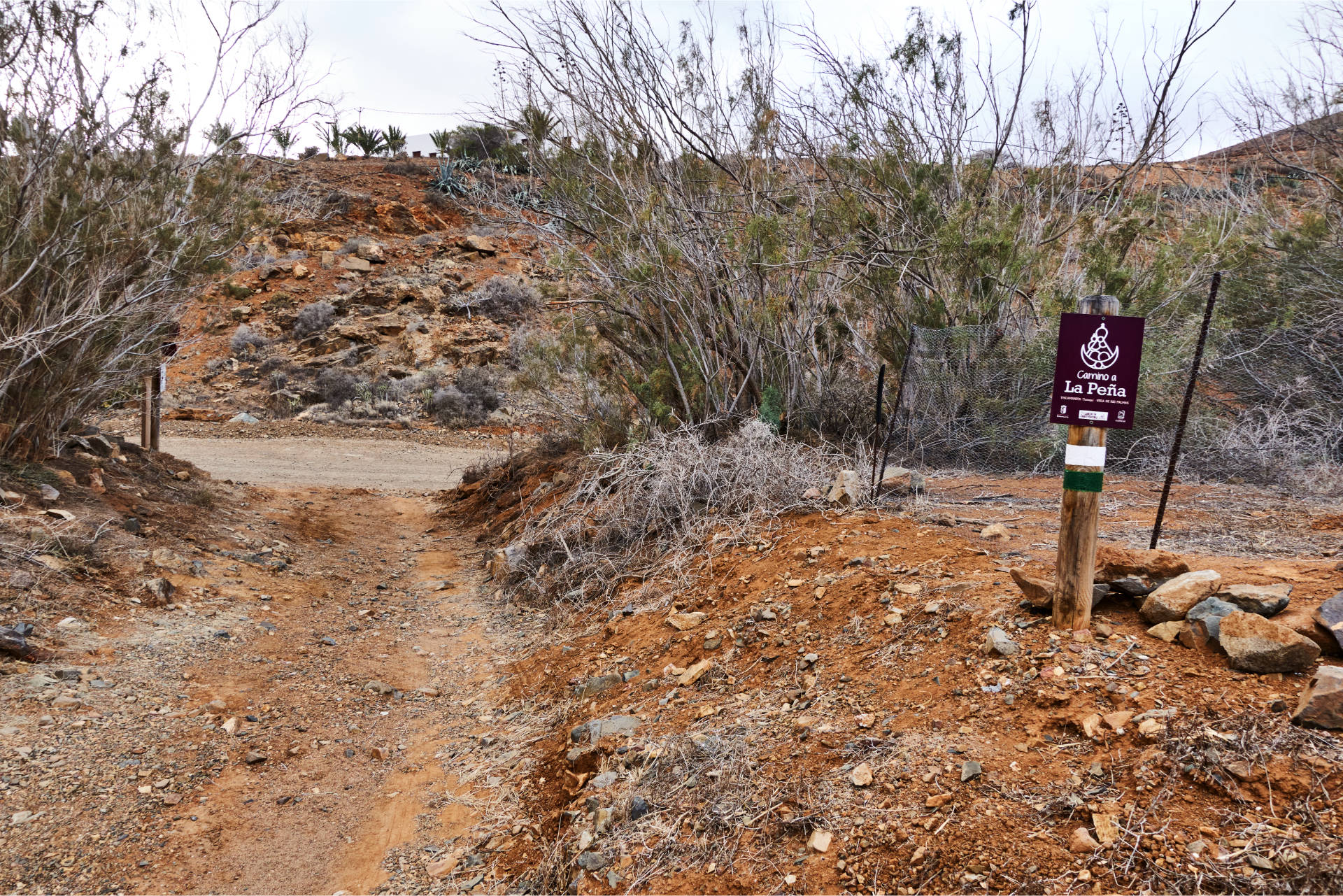 Durch den Barranco de Betancuria retour Richtung Barranco del Acebuche und Aula de la Naturaleza de Parra Medina.