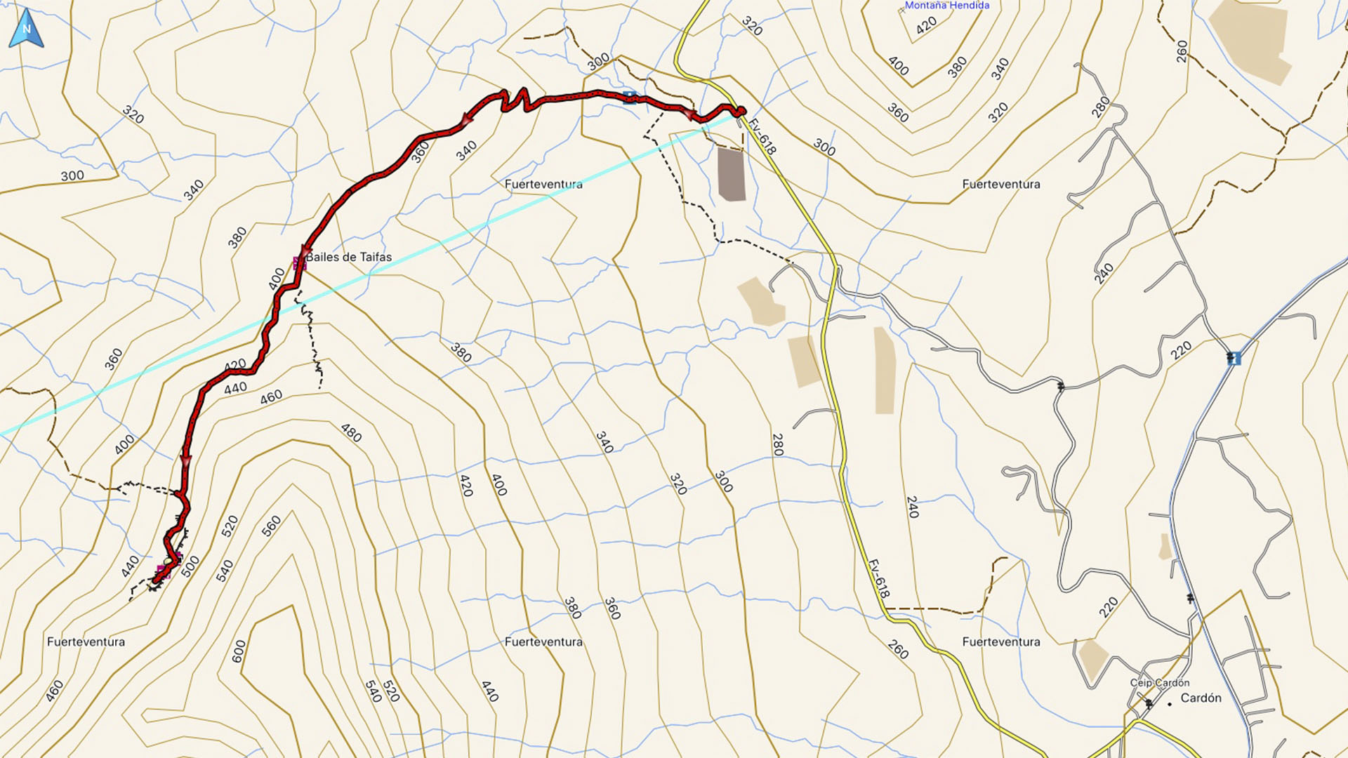 El Cardón – Wandern zur Ermita el Tanquito.