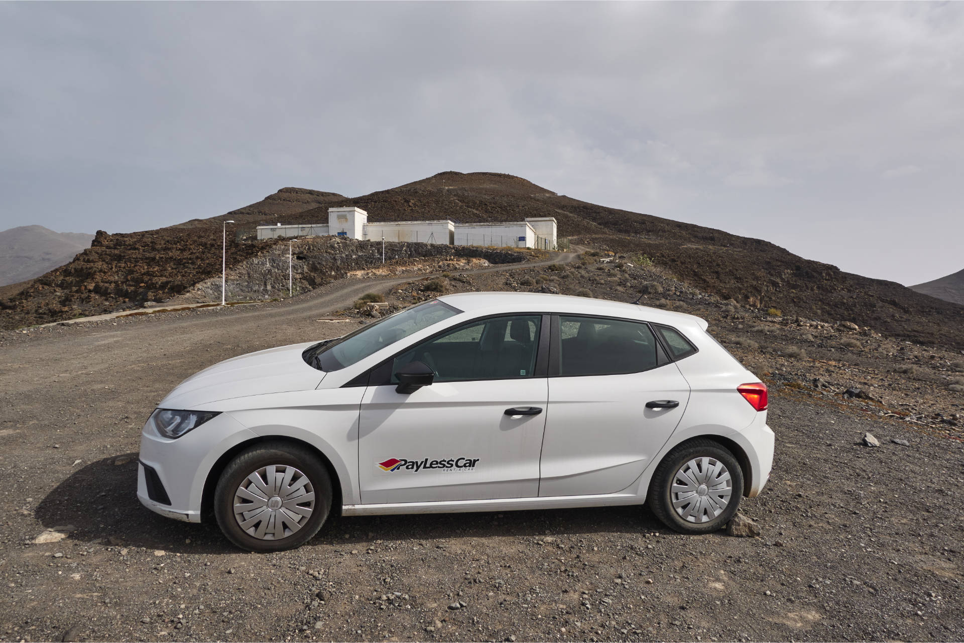 Start zum Pico de la Zarza Jandía Fuerteventura am Lugar Vinamar auf 194m Seehöhe. 