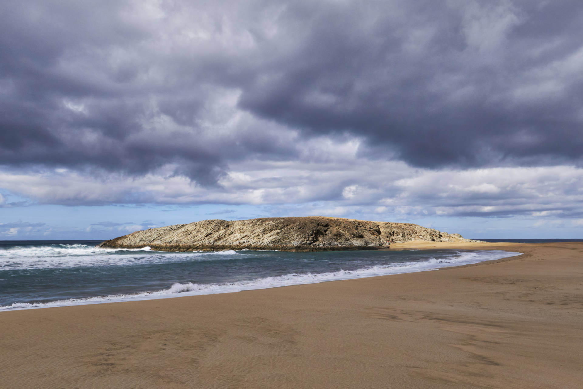 Am Playa de Cofete – die El Islote ist erreicht.