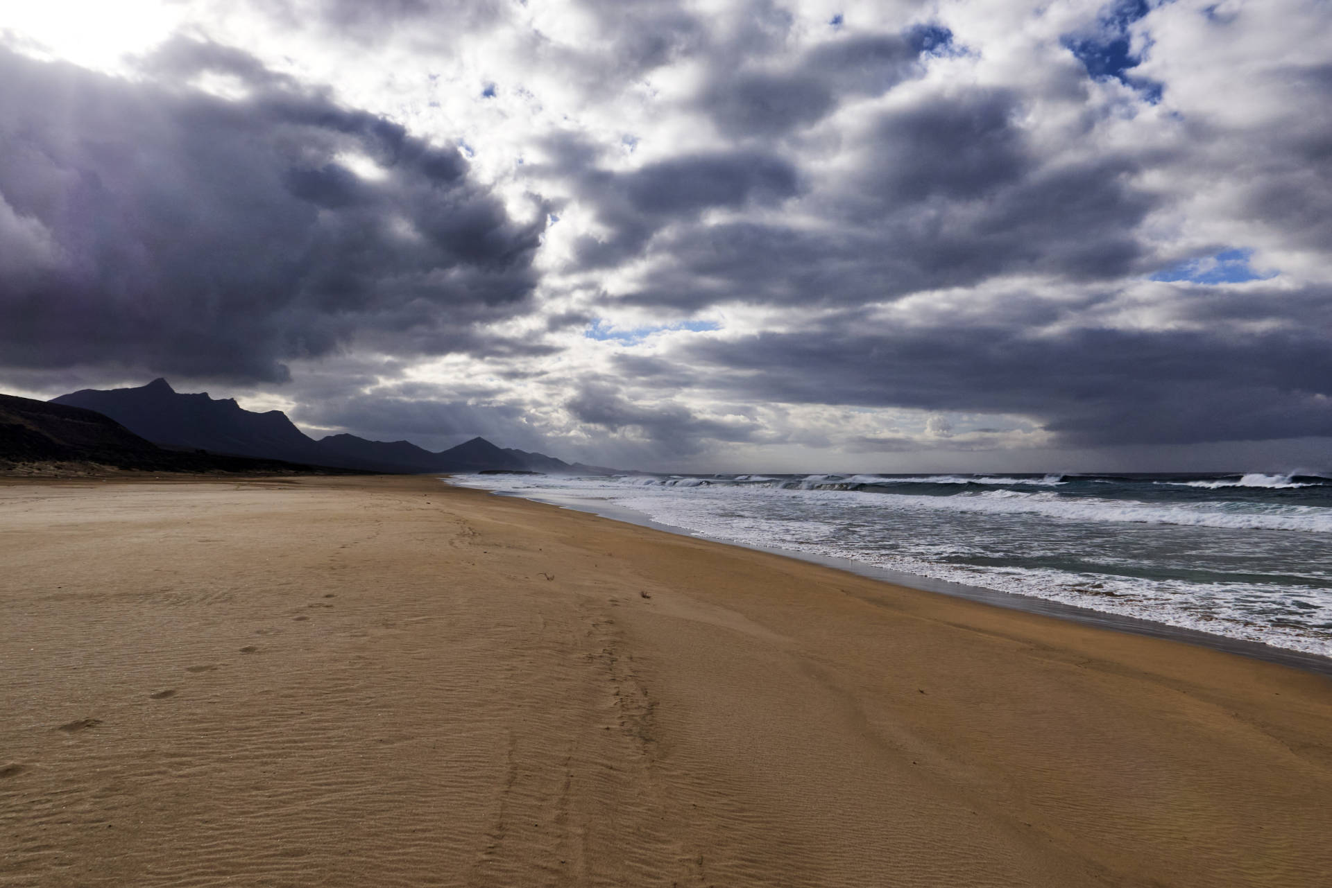 Rückweg über den Playa de Barlovento.