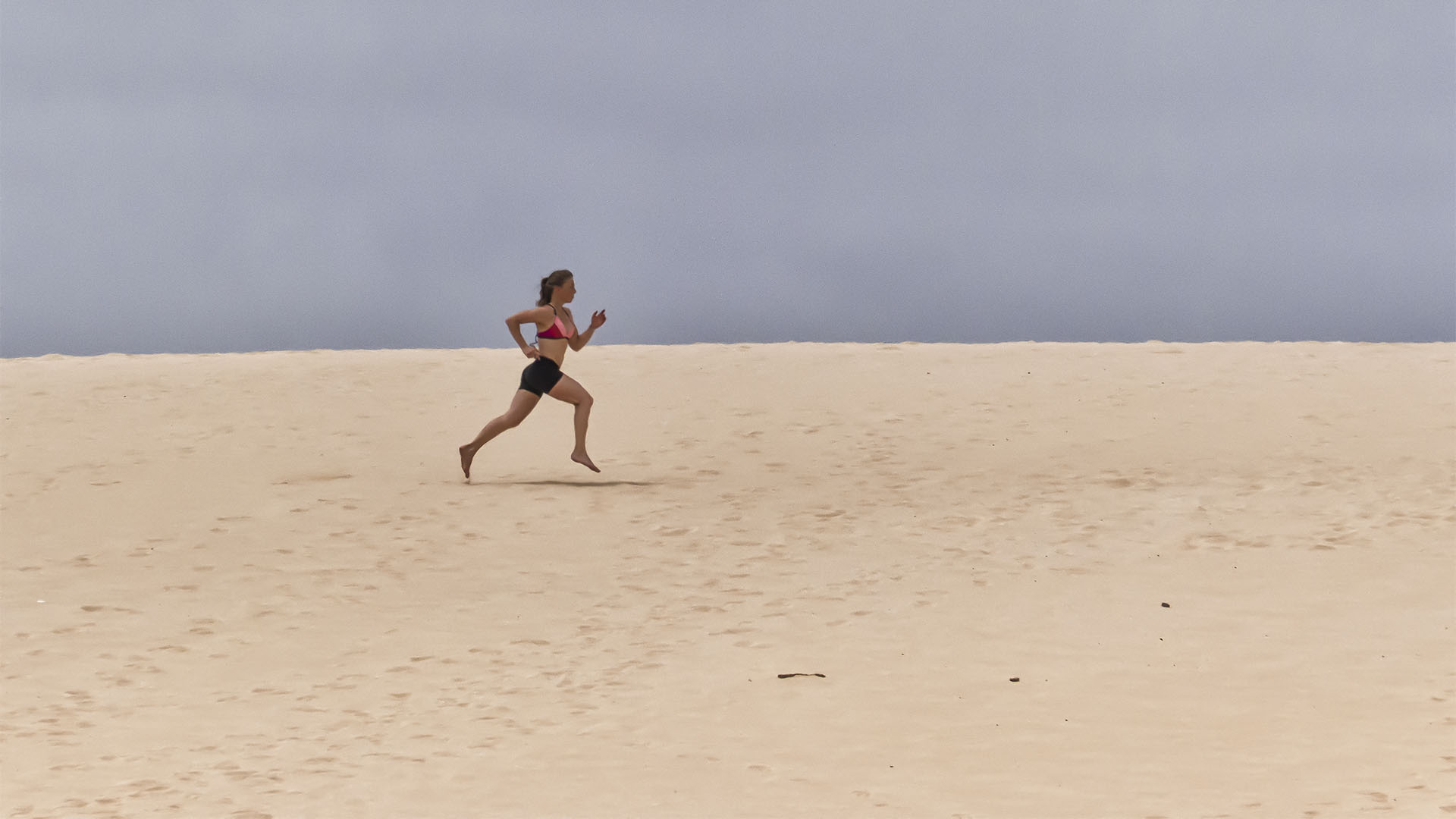 Triathlon Radfahren Laufen auf Fuerteventura.