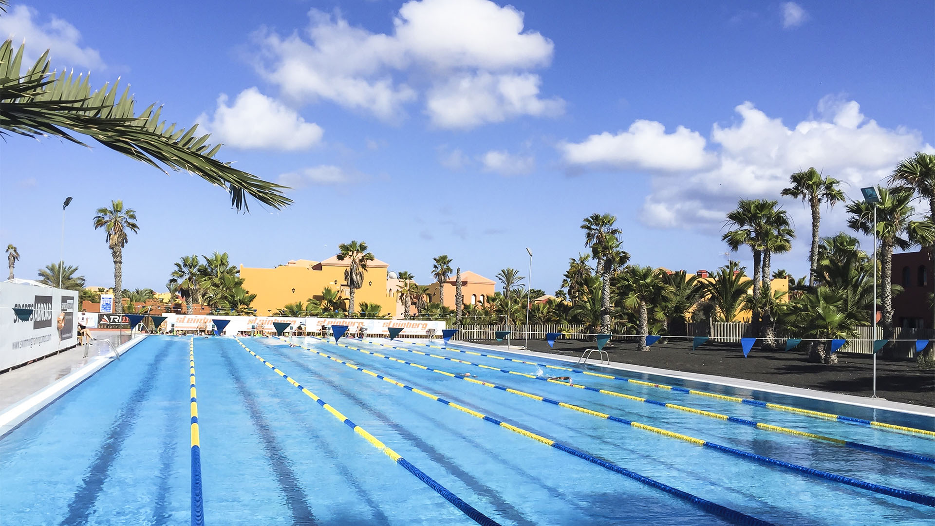 Triathlon Radfahren Laufen auf Fuerteventura.