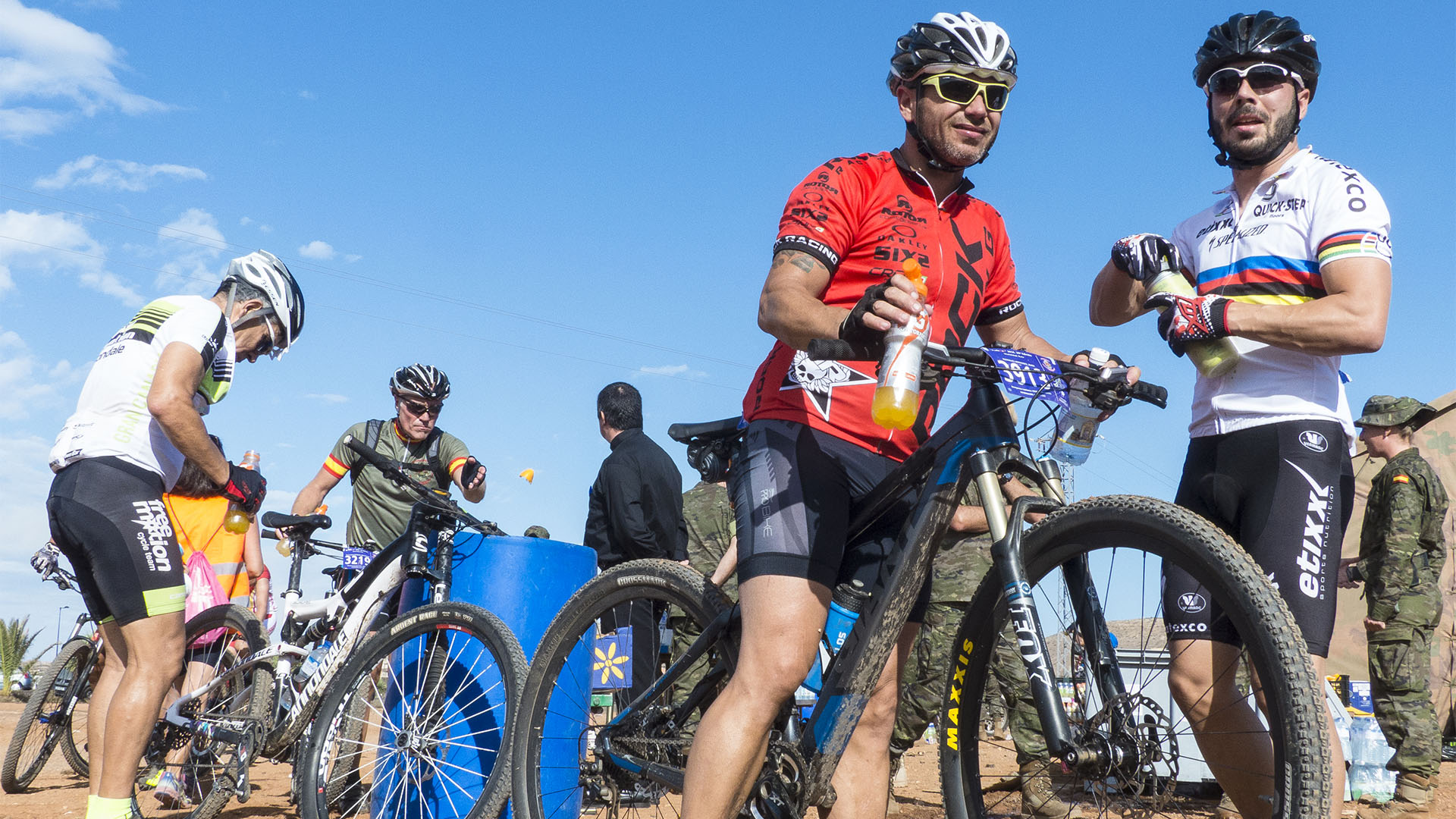 Triathlon Radfahren Laufen auf Fuerteventura.