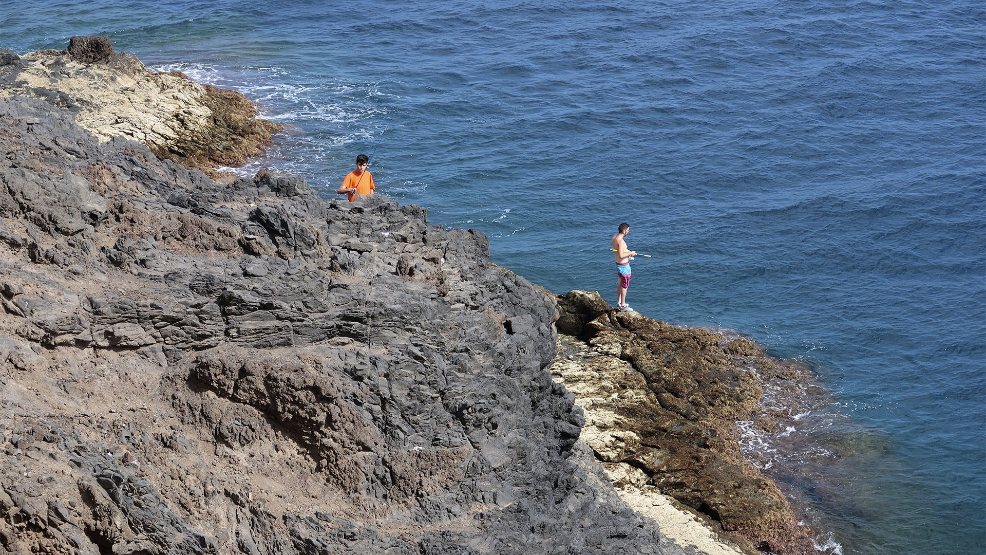 Angeln und fischen auf Fuerteventura.