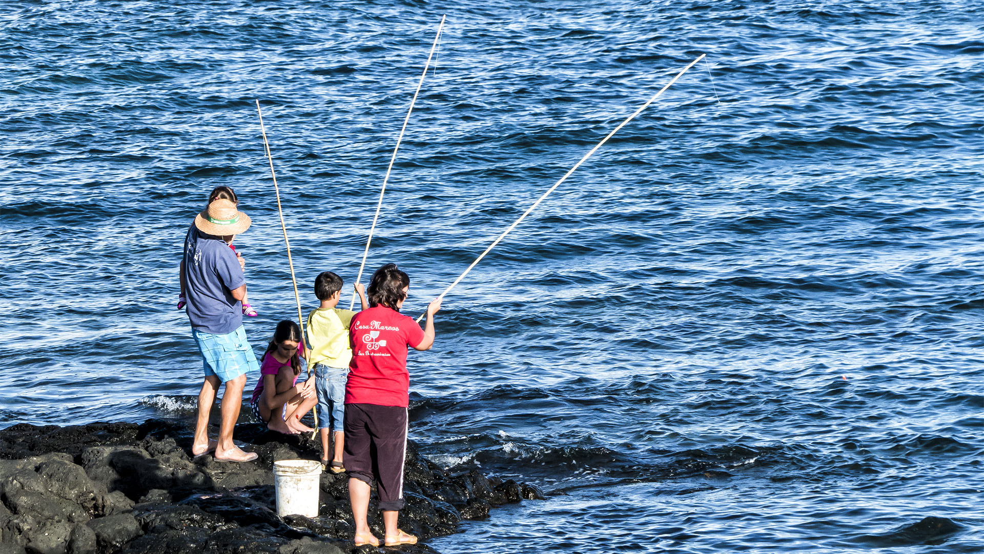 Fischen Hochseefischen Angeln auf Fuerteventura.