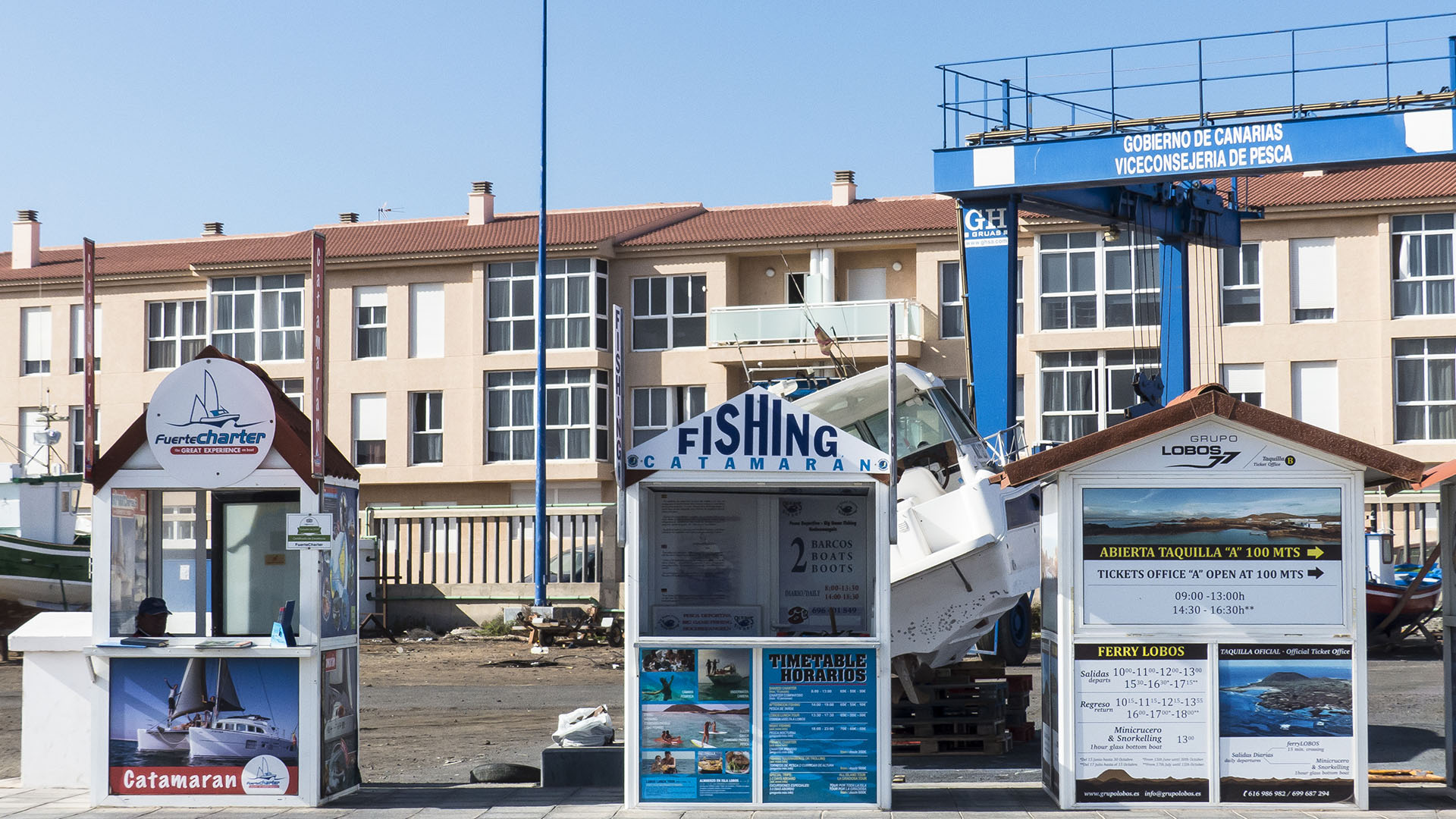 Fischen Hochseefischen Angeln auf Fuerteventura.