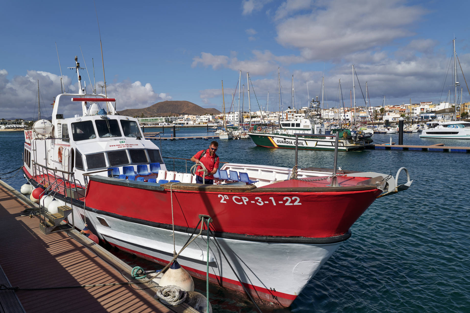 Fuerteventura – Isla de Lobos Fähre von Ferry Isla de Lobos.