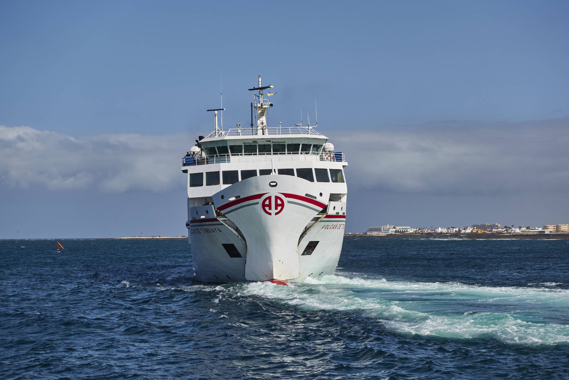 Die Fähre von Naviera Armas zwischen Fuerteventura und Lanzarote.