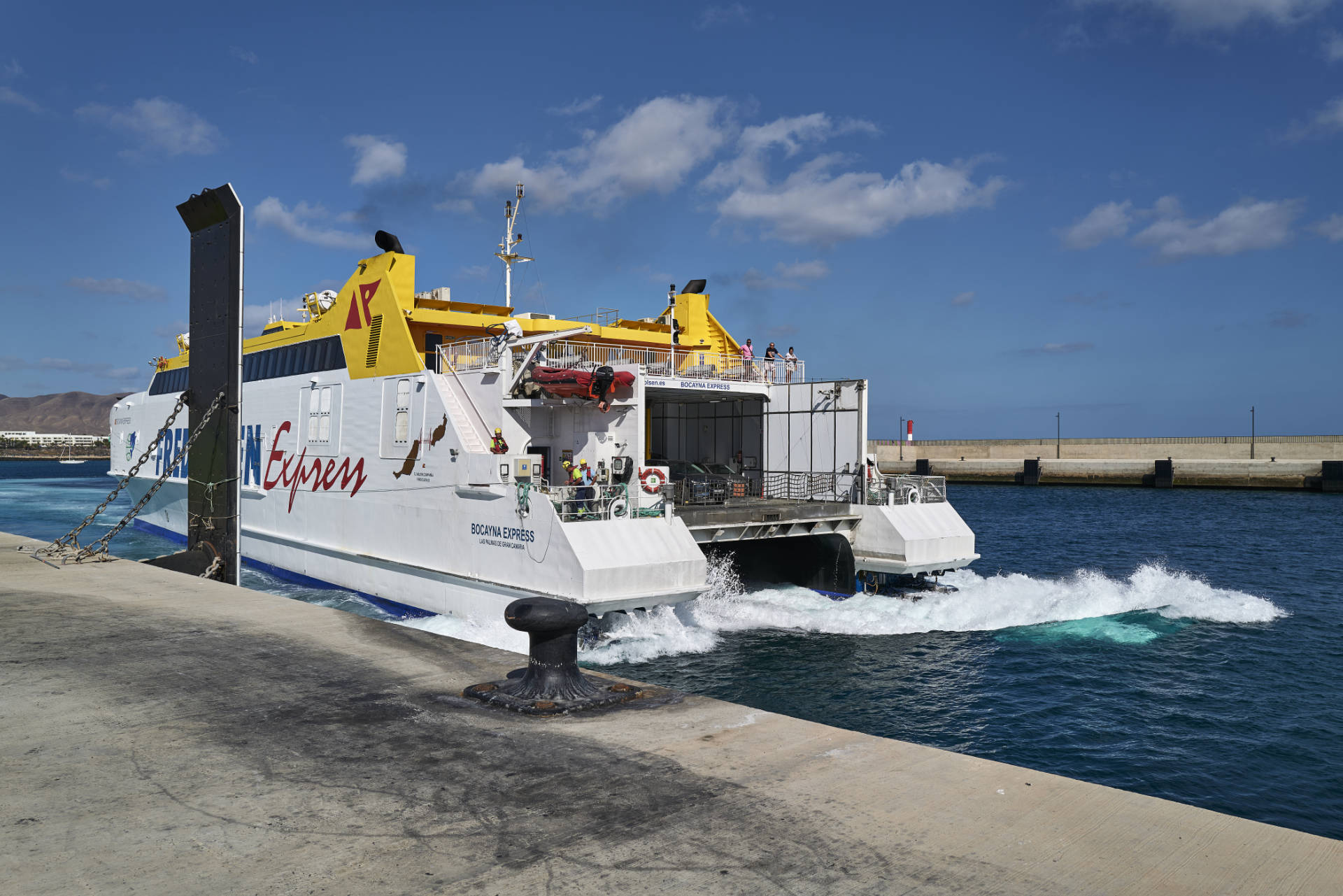 Fred. Olsen Express zwischen Fuerteventura und Lanzarote.