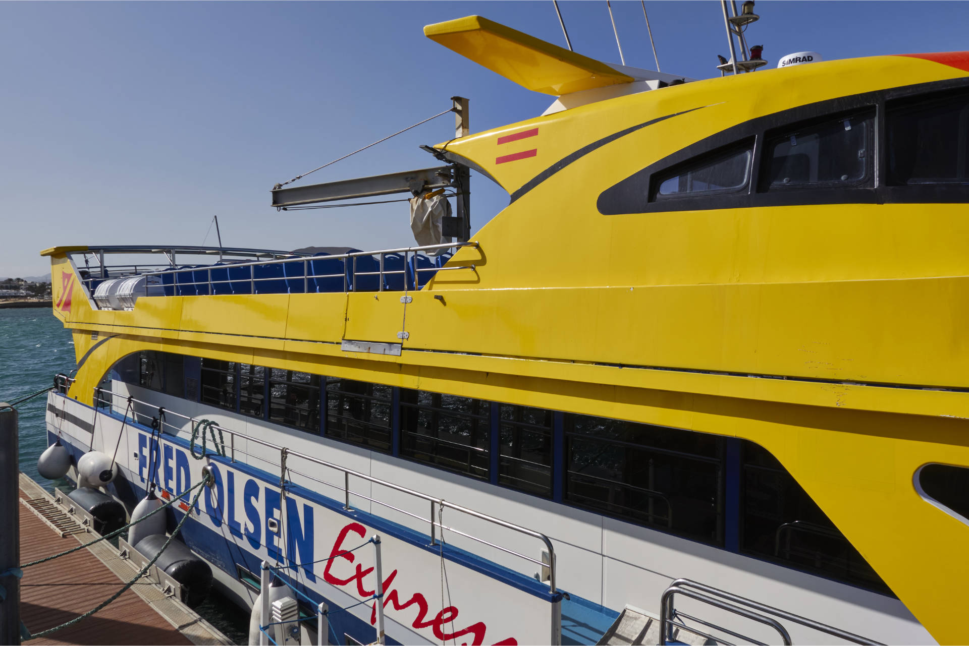 Fred.Olsen Buganvilla Express – Personenfähre Corralejo Fuerteventura - Playa Blanca Lanzarote.