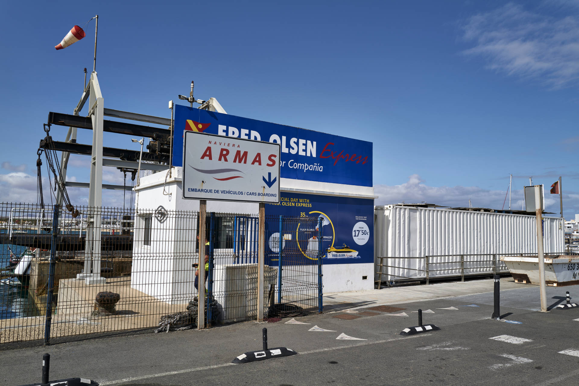 Fred. Olsen Express zwischen Corralejo Fuerteventura und Playa Blanca Lanzarote.