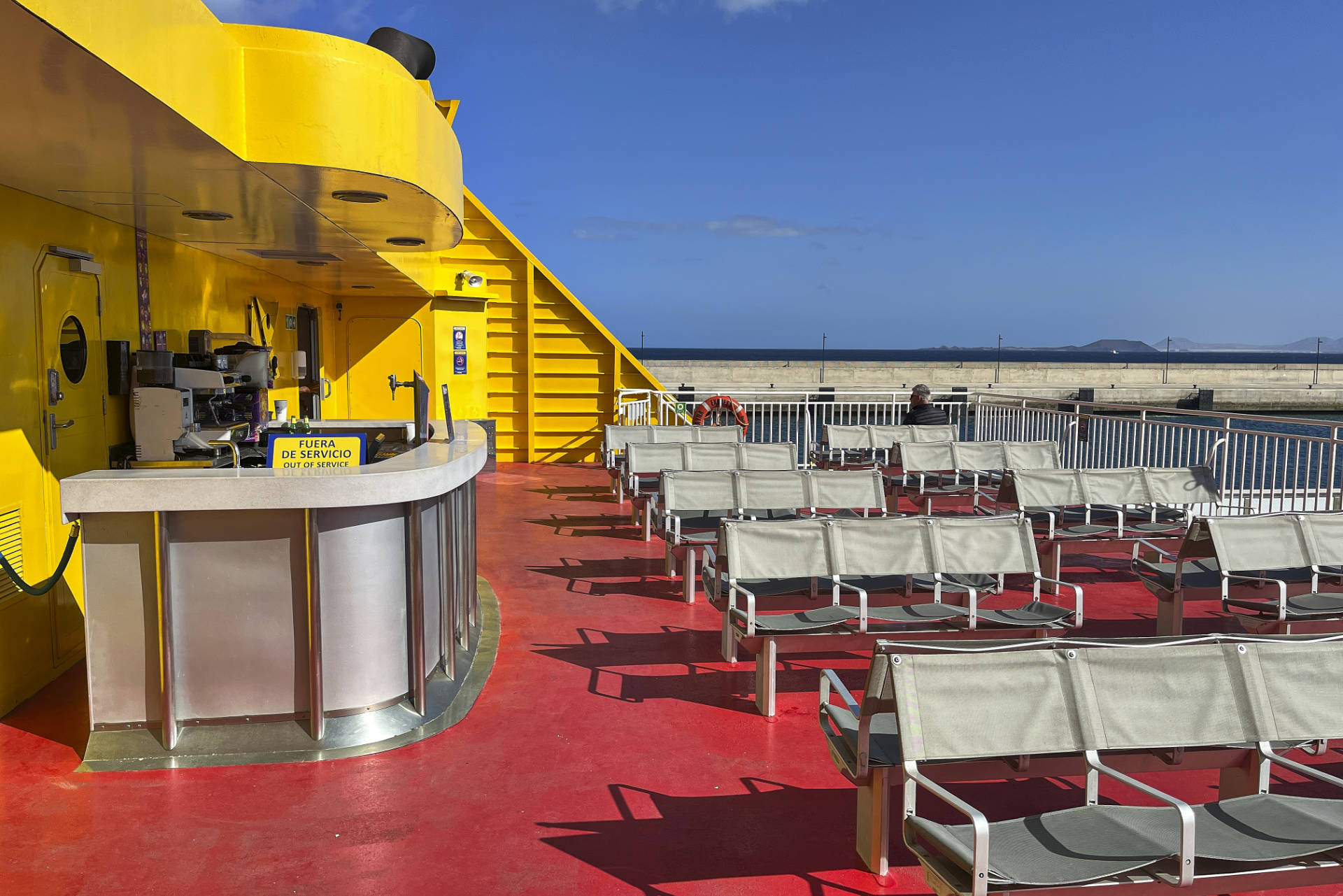 Fred. Olsen Express zwischen Corralejo Fuerteventura und Playa Blanca Lanzarote.