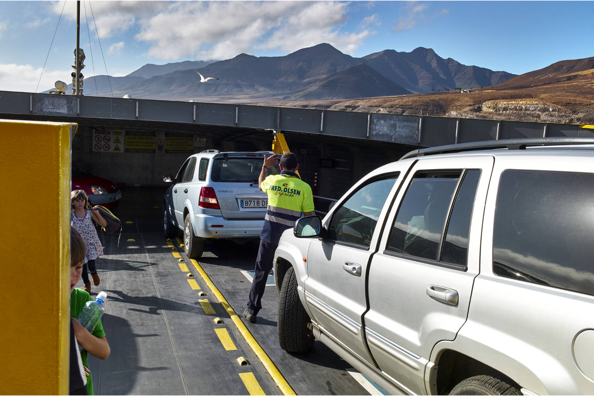 Fred. Olsen Fähre Morro Jable - Las Palmas: An Bord des Bonanza Express.