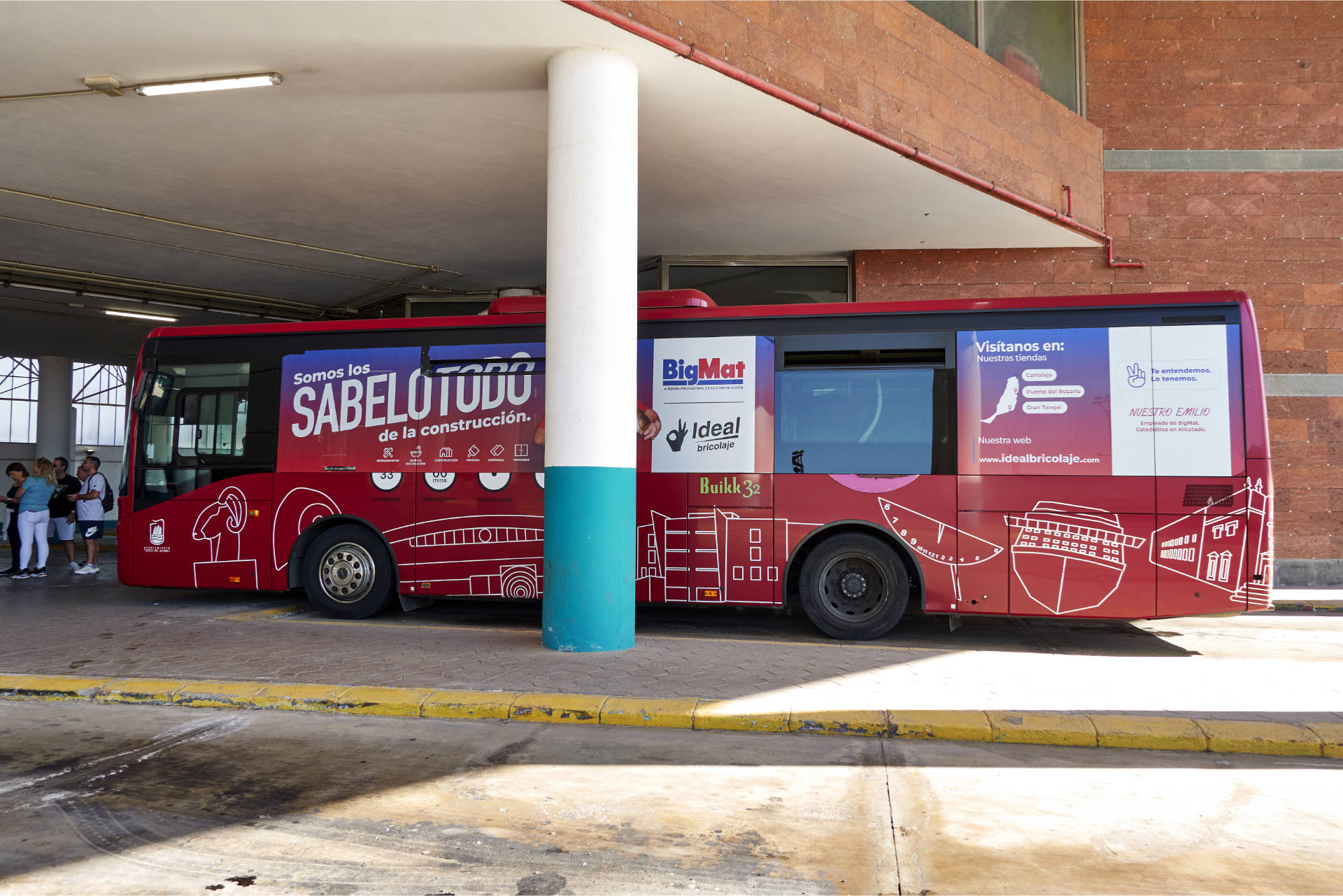 Der Stadtbus von Puerto del Rosario.