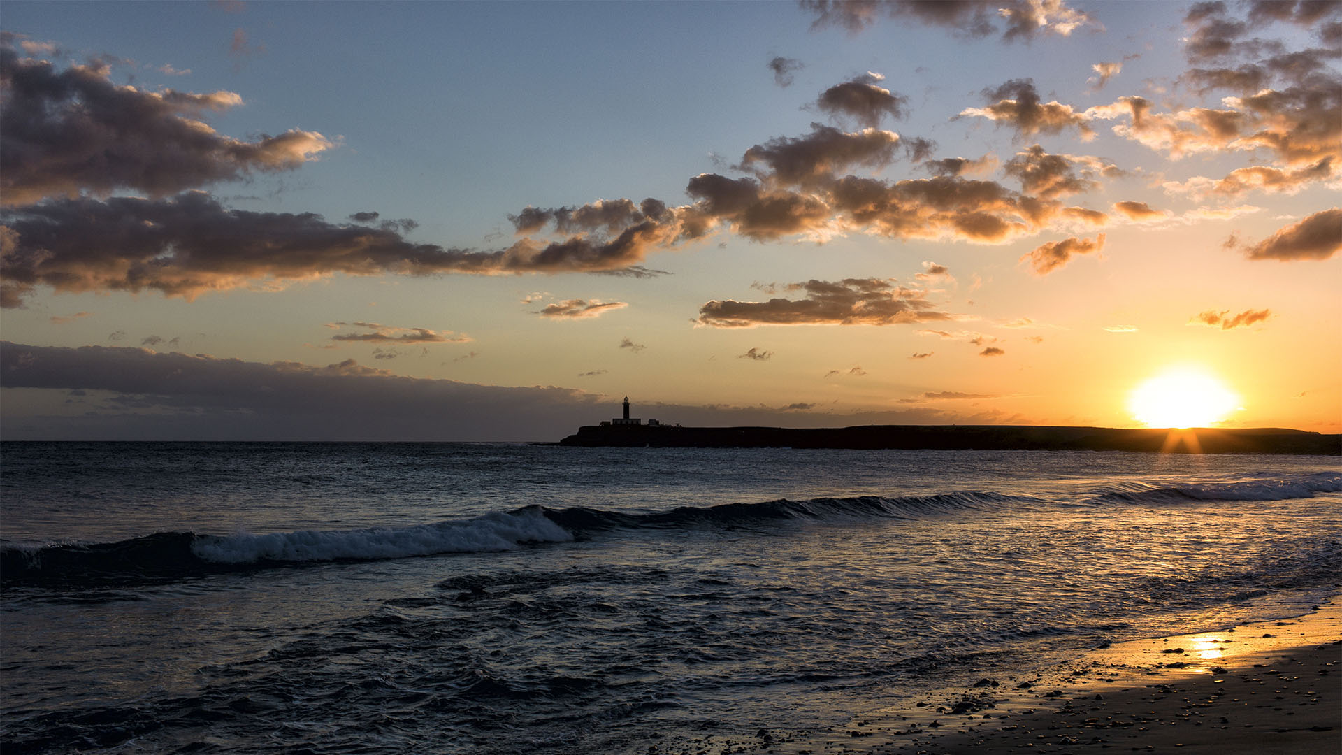 Faro de Punta de Jandía nahe Puerto de la Cruz Fuerteventura.