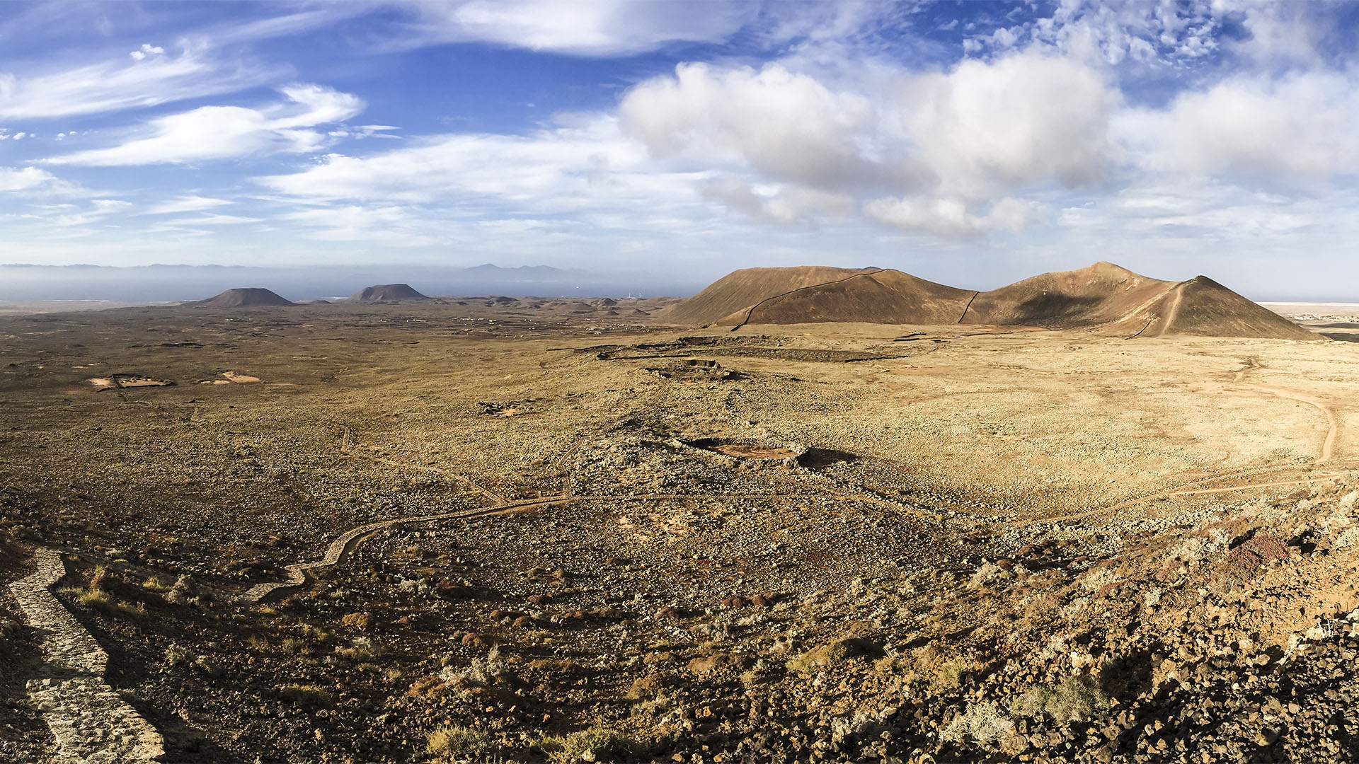 Montaña Calderón Hondo Lajares Fuerteventura.