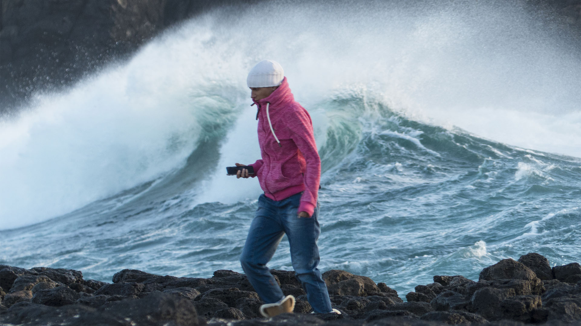 Surfen im Herbst und Winter auf Fuerteventura.