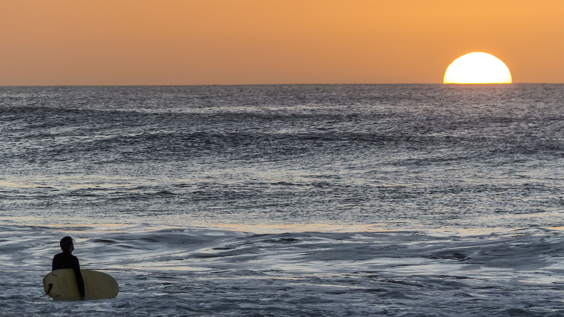 Surfen im Herbst und Winter auf Fuerteventura.