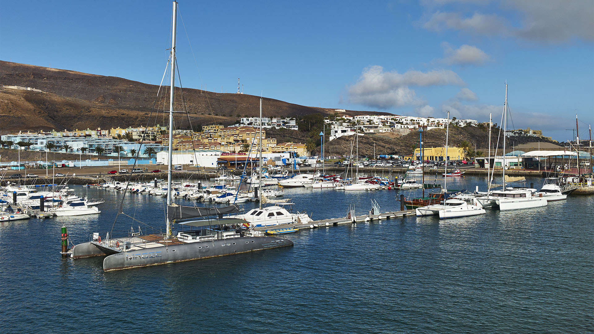 Fähre Morro Jable – Las Palmas: Auslaufen in Morro Jabe Fuerteventura.