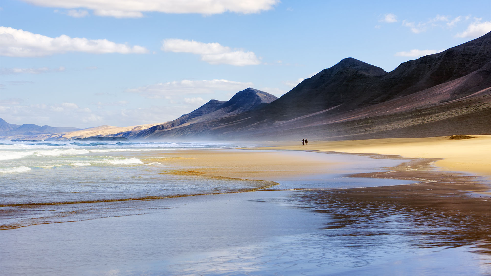 Die endlosen Strände um Cofete Fuerteventura – Playa de Barlovento.