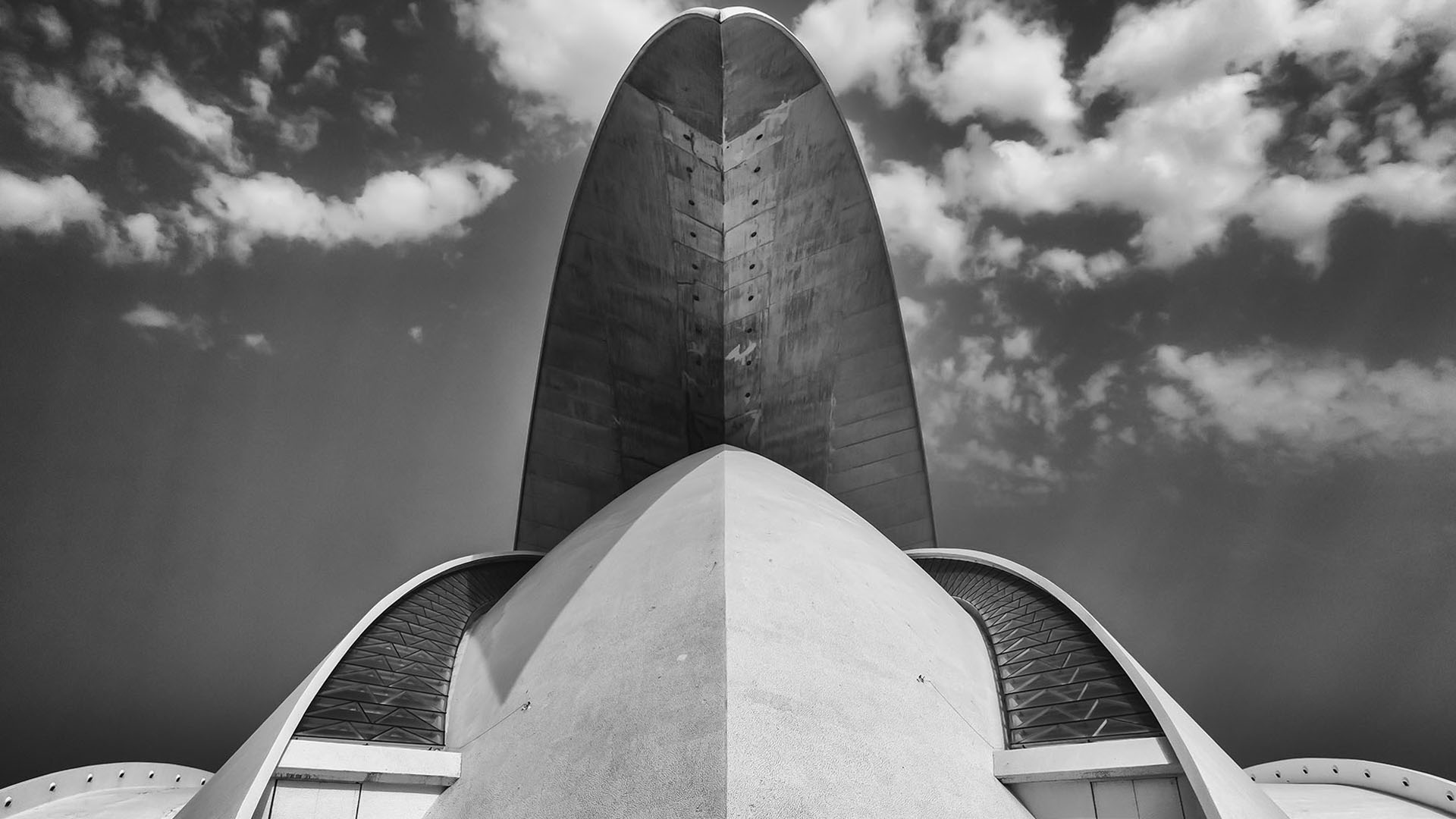 Das Auditorio de Tenerife in Santa Cruz, Teneriffa.