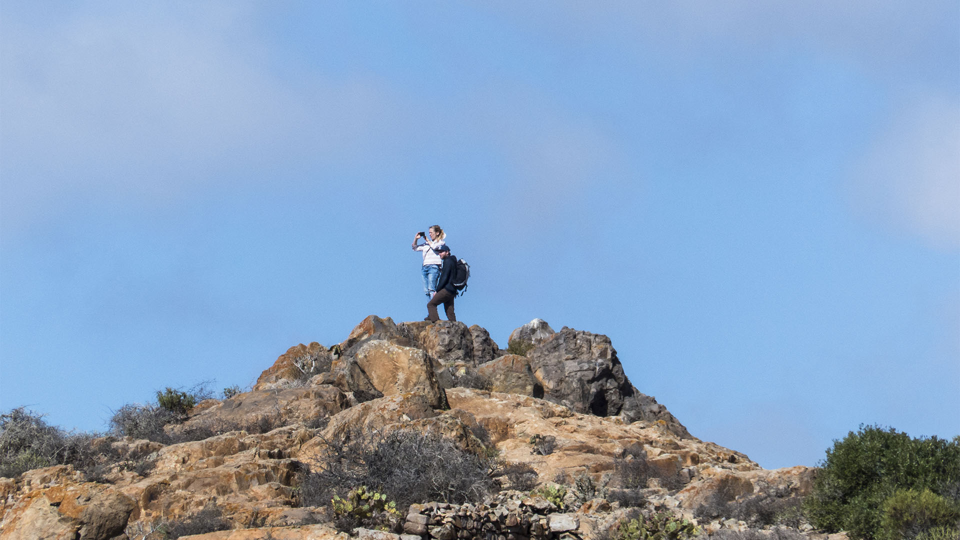 Wandern im Parra Medina Fuerteventura.