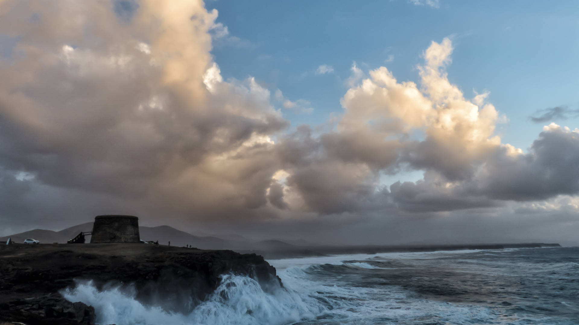 Wildes Winterwetter auf Fuerteventura.