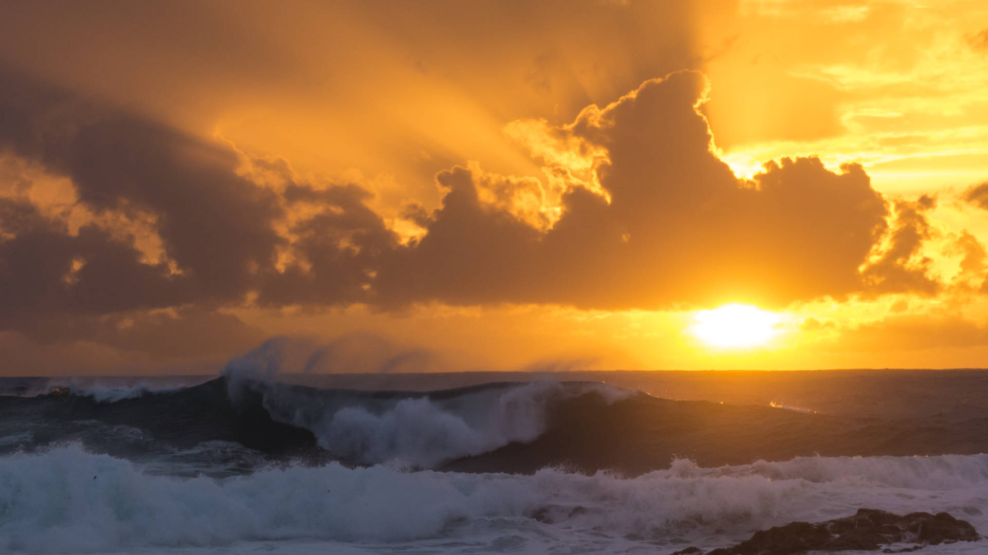 Wildes Winterwetter auf Fuerteventura.