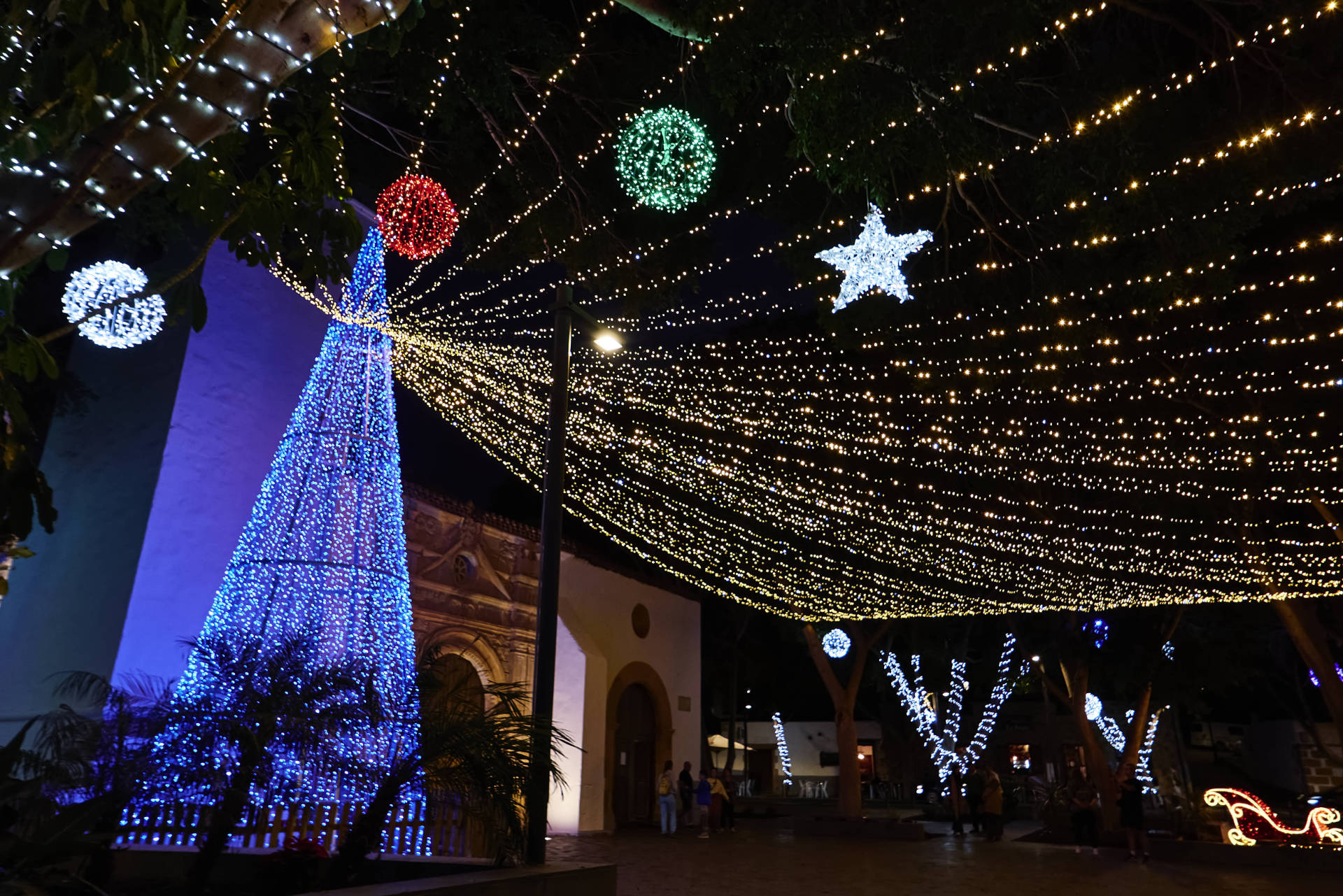 Das weihnachtliche Pájara auf Fuerteventura am 7. Dezember 2023.