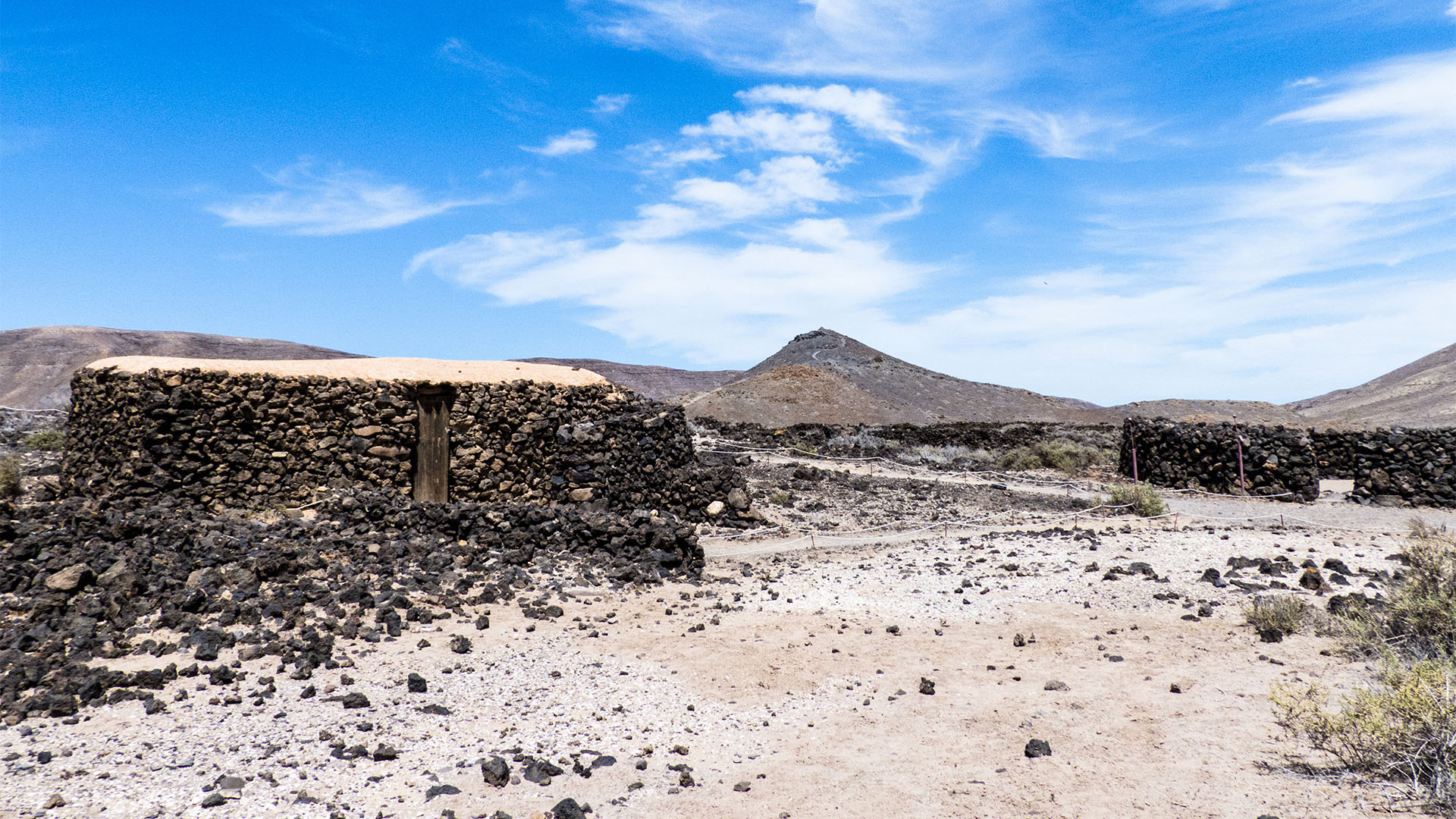 Majorero Siedlung Poblado de la Atalayita nahe Pozo Negro, Fuerteventura.