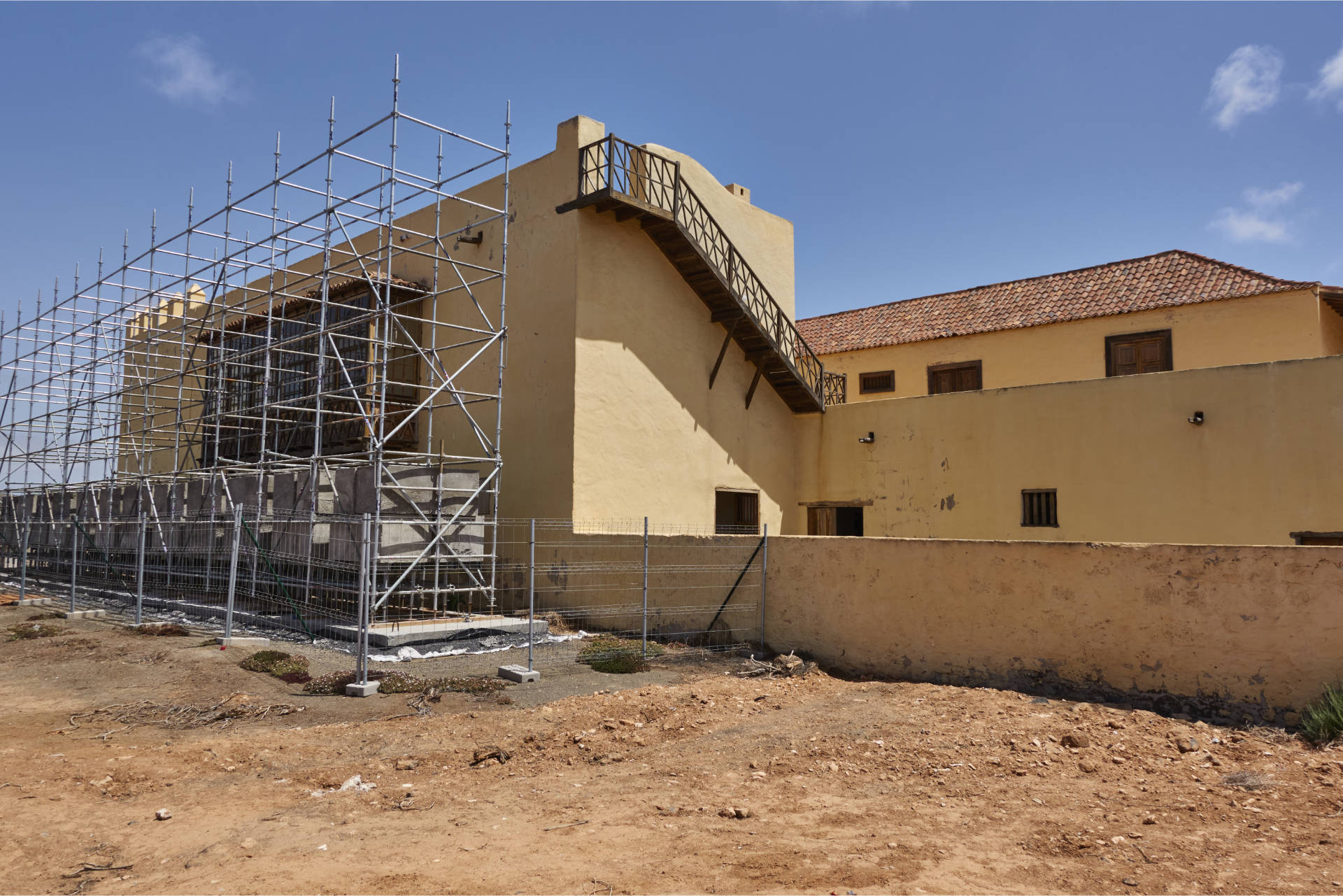 Die Casa de Los Coroneles in La Oliva Fuerteventura.