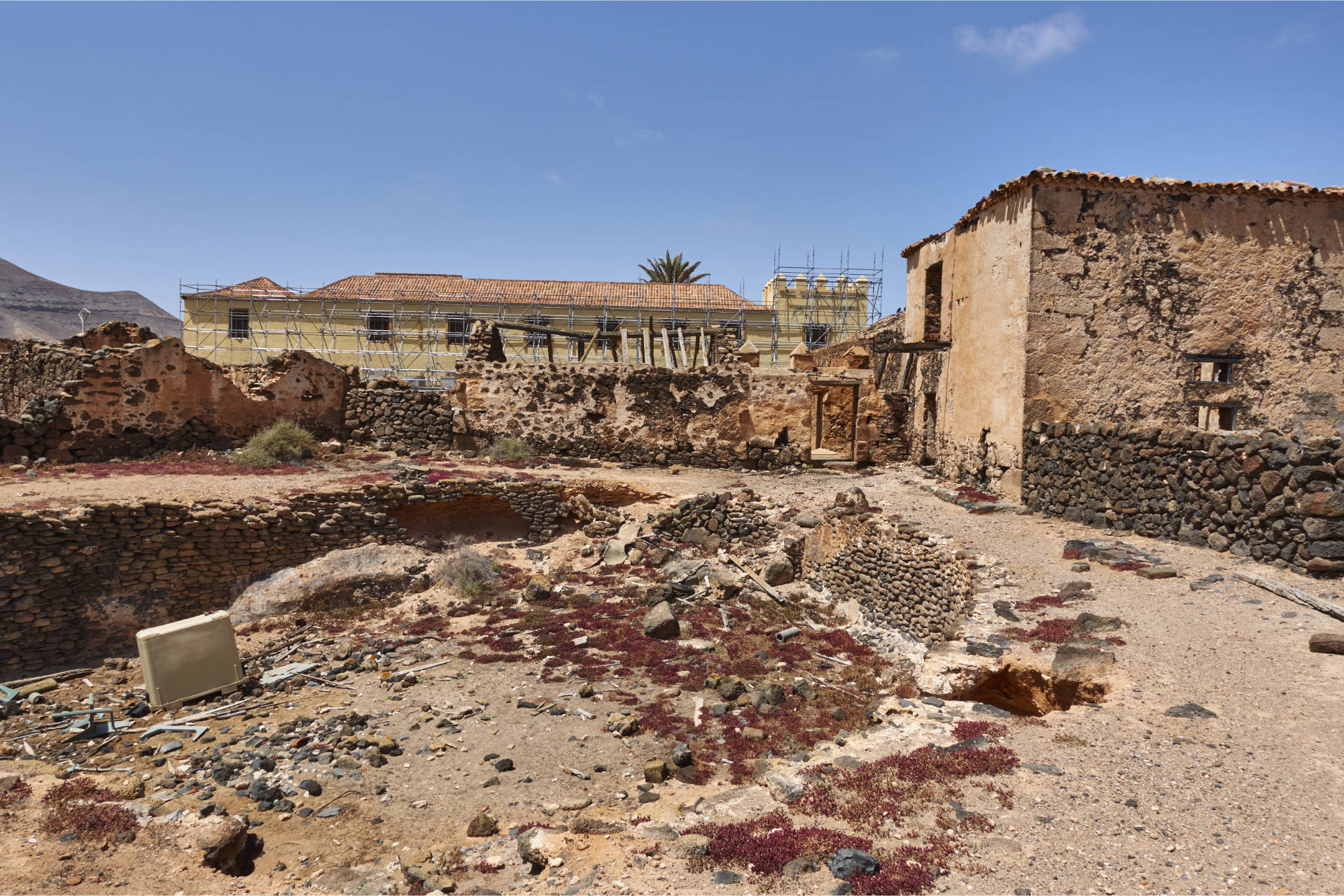 Die Casa de Los Coroneles in La Oliva Fuerteventura.